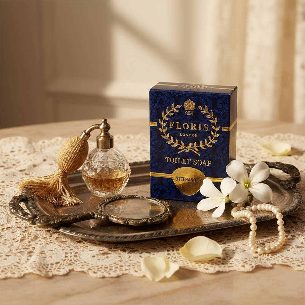 Floris London Stephanotis Luxury Soap 78 g / 2.75 oz — Single Bar, Sealed
