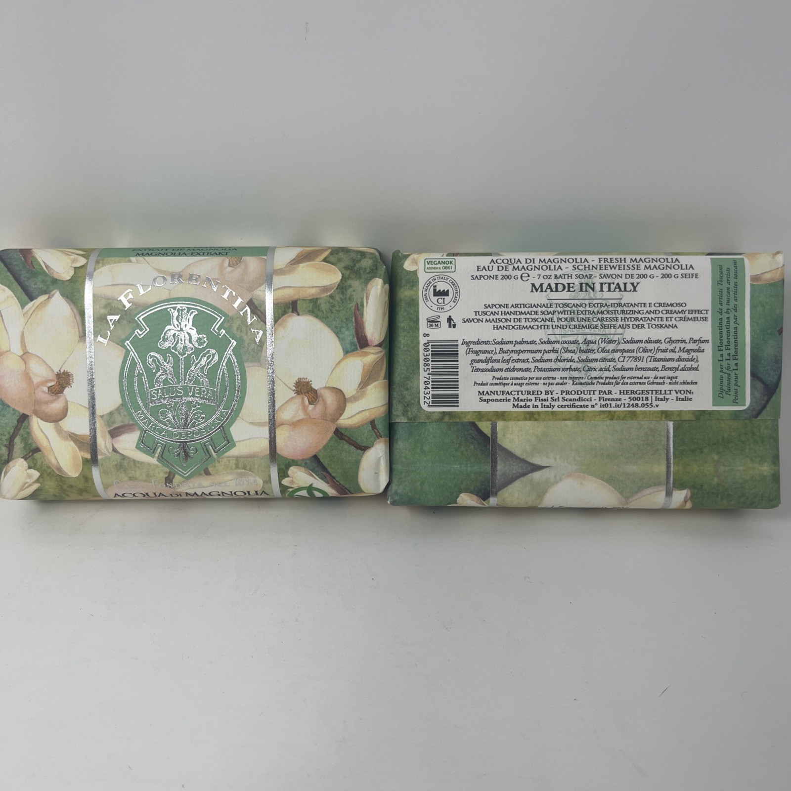 La Florentina Magnolia Set of 2 Bars Soap 200g