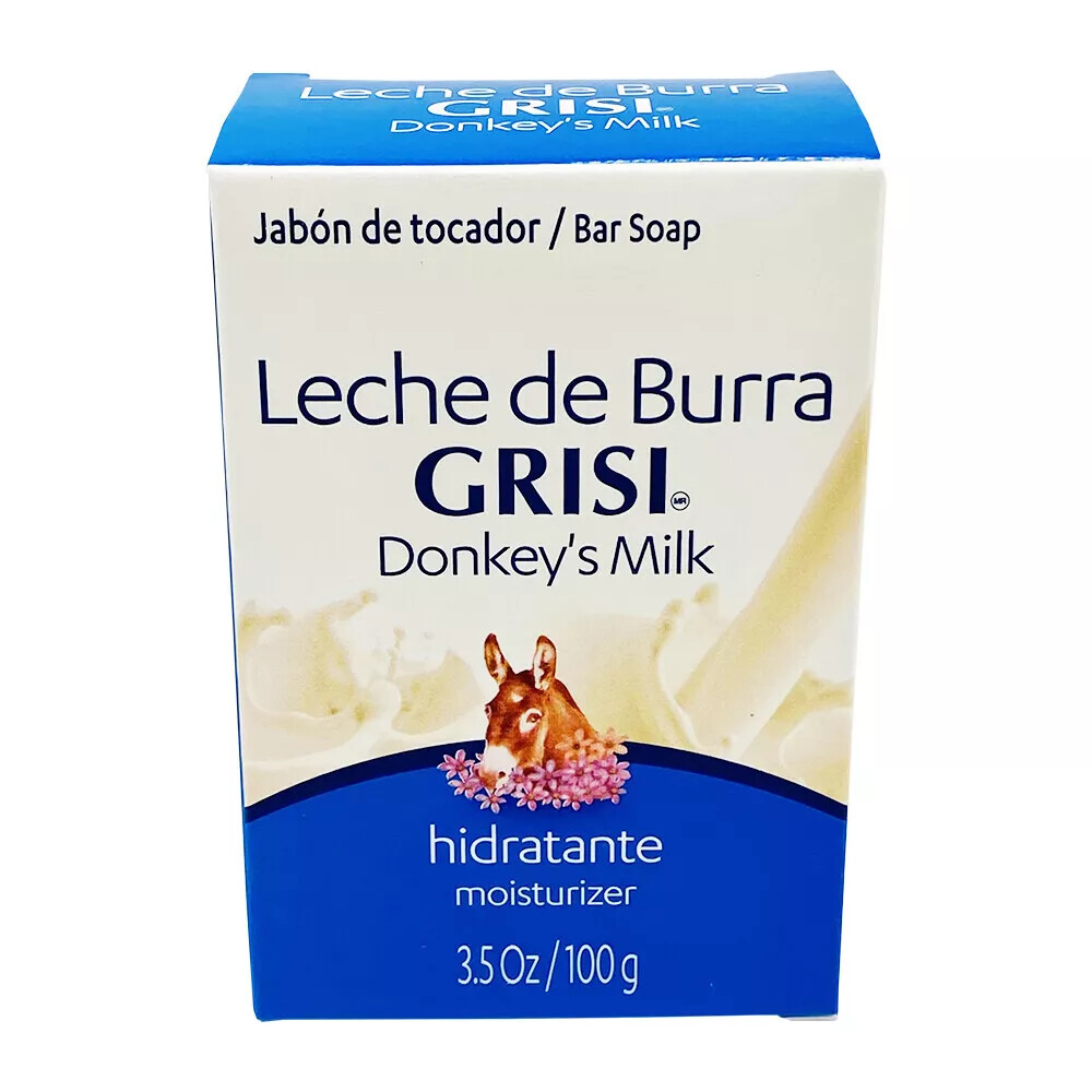 Grisi Donkey’s Milk / Leche de Burra Soap. Moisturizer & Skin Softener. 3.5 oz
