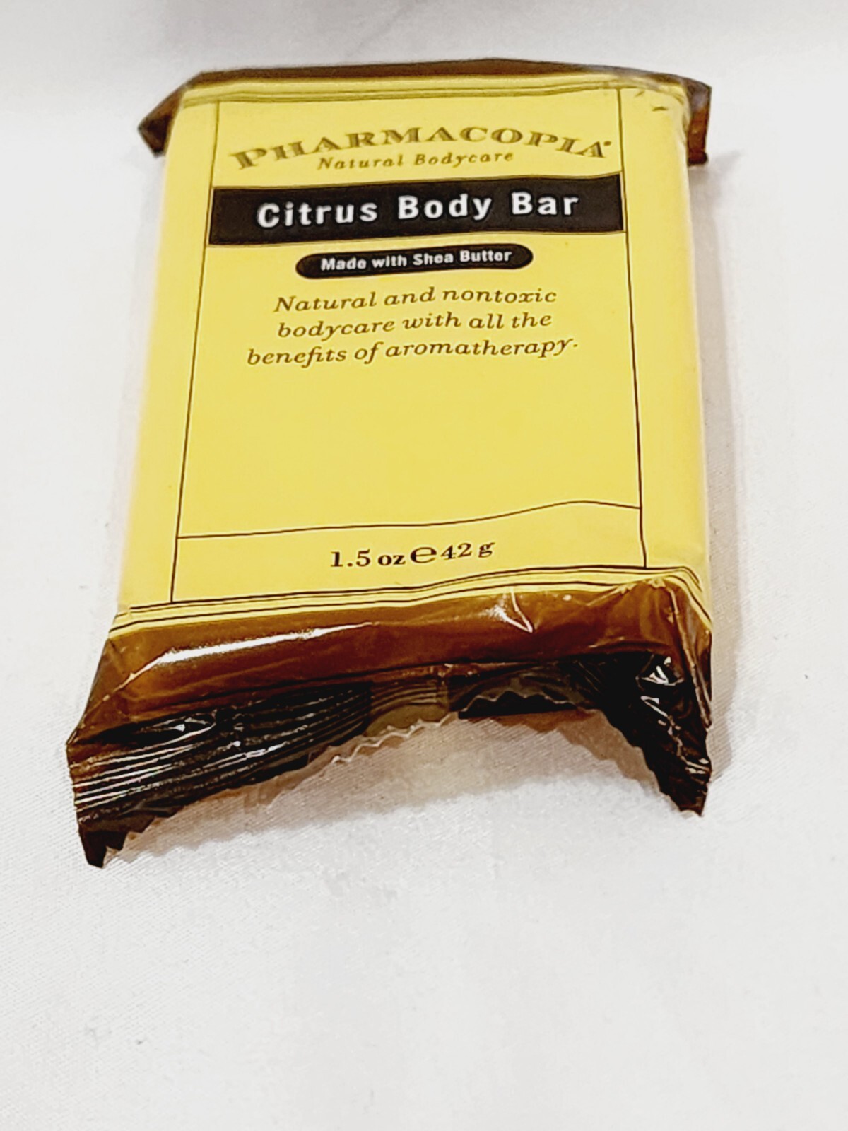 Pharmacopia CITRUS BODY BAR Soap Shea Butter Natural Aromatherapy 1.5 oz/42g New