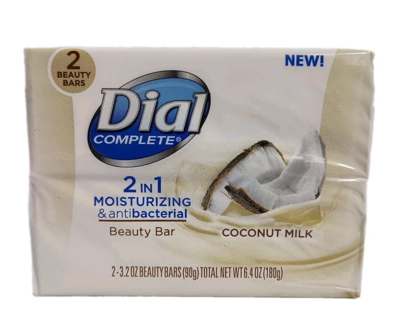 8 Bars Dial Complete Coconut Milk Soap 3.2oz Each