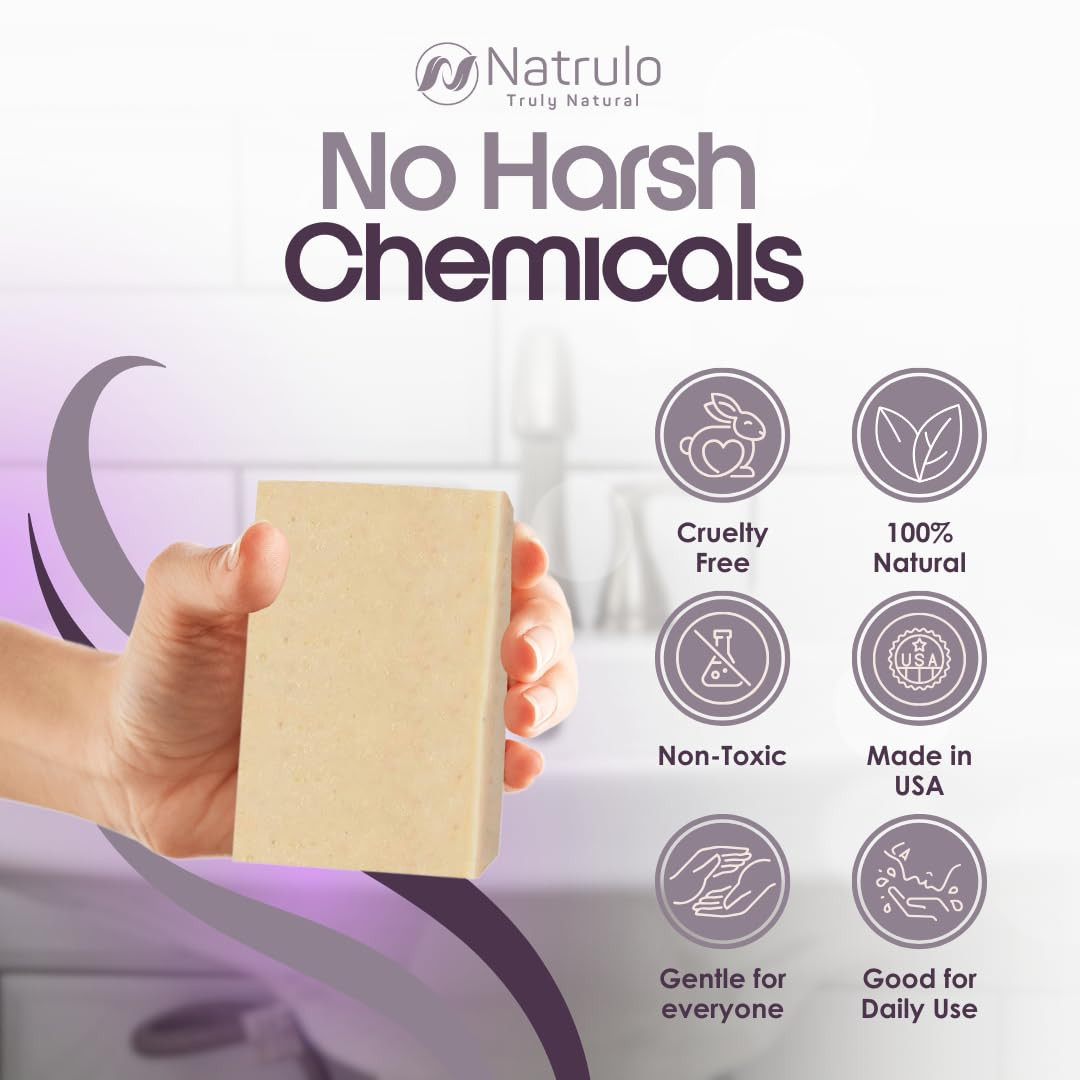 Eczema Soap Bar for Face and Body – All Natural Dermatitis, Psoriasis Treatment