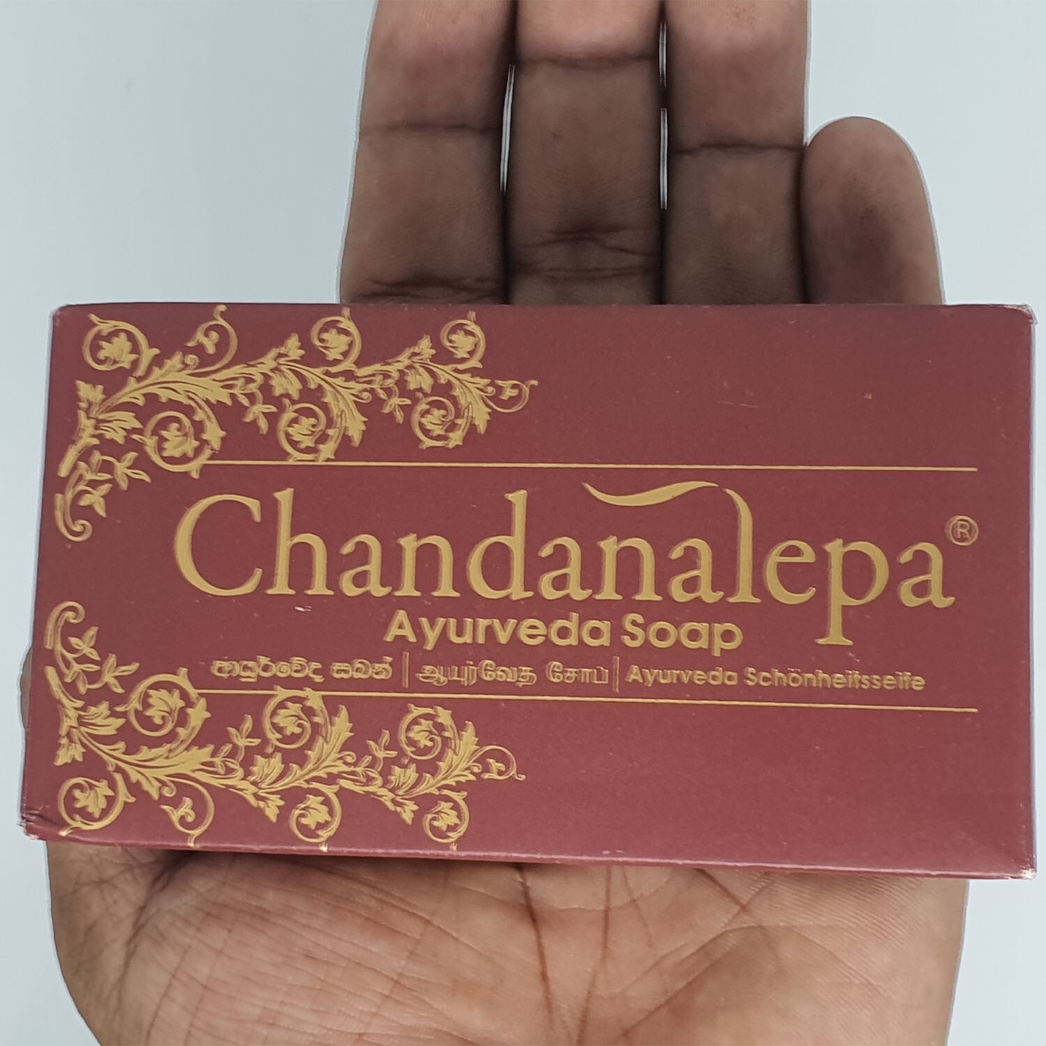 Chandanalepa Ayurveda Herbal Beauty Soap 100g Natural Health Body Skin Cleaning