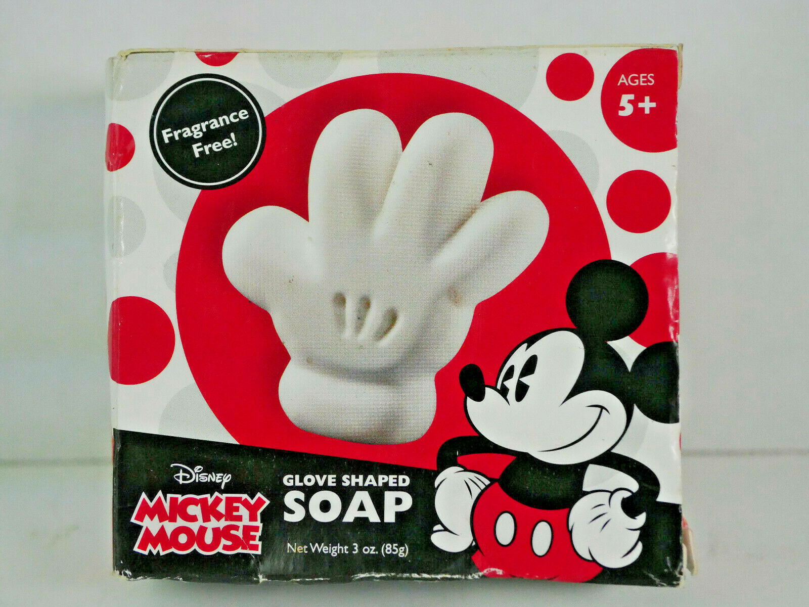 Disney Mickey Mouse Glove Shaped Soap Fragrance Free BRAND NEW