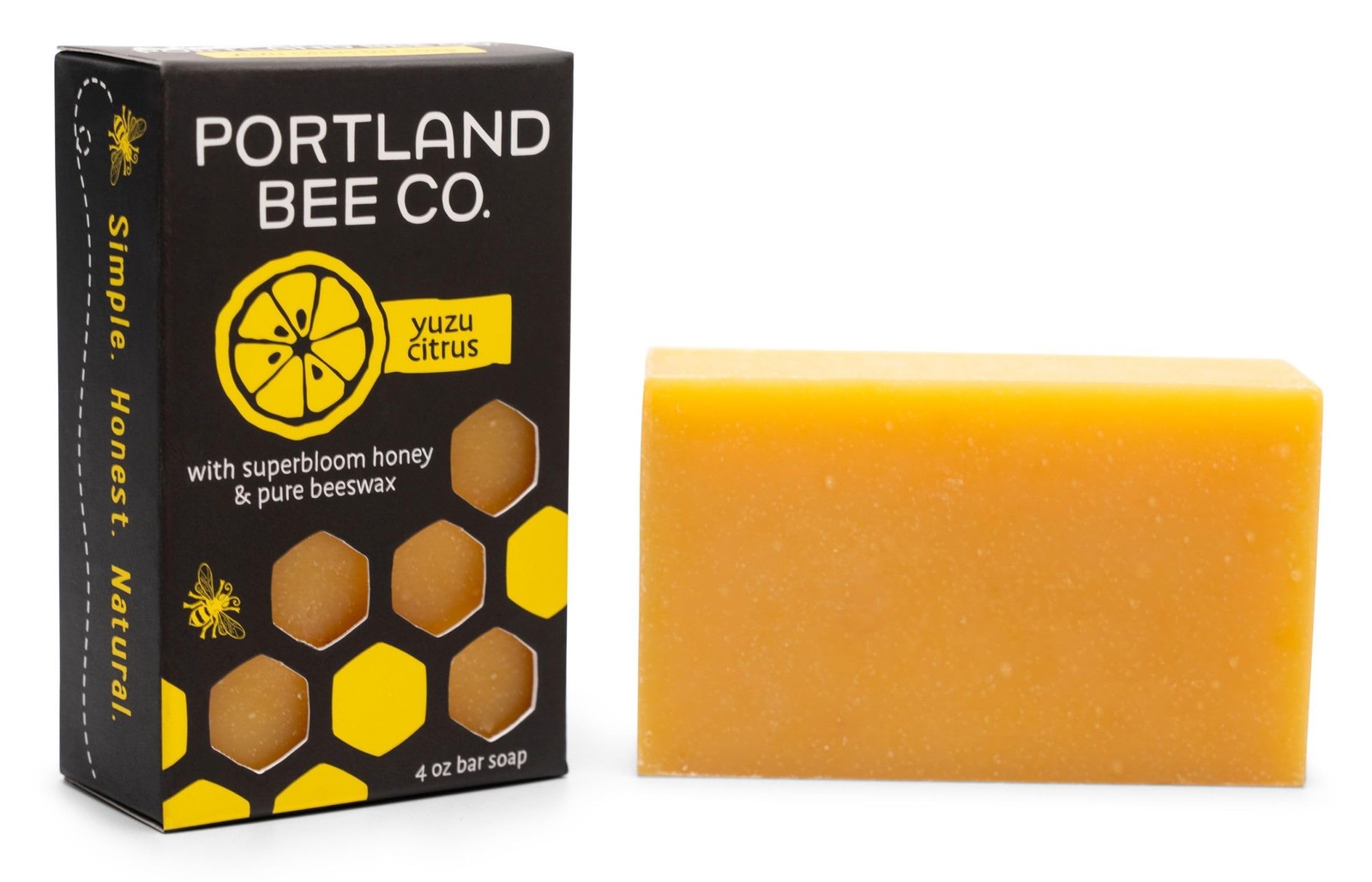 Portland Bee Co. All Natural Beeswax and Super Bloom Honey Bar Soap – Yuzu