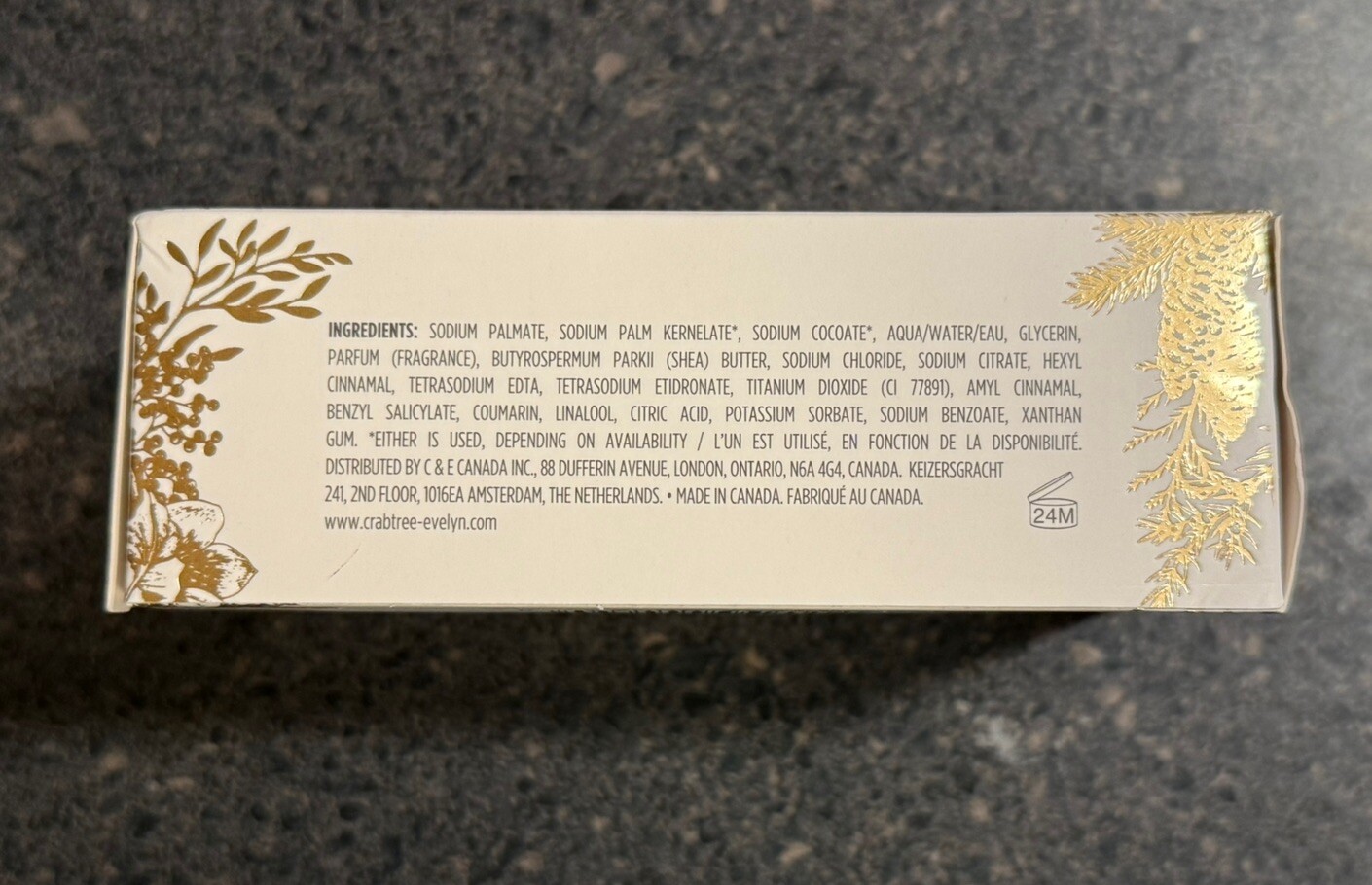 Crabtree & Evelyn CARMALIZED FIG & BROWN SUGAR Triple-Milled Soap Bar 7 oz NIB