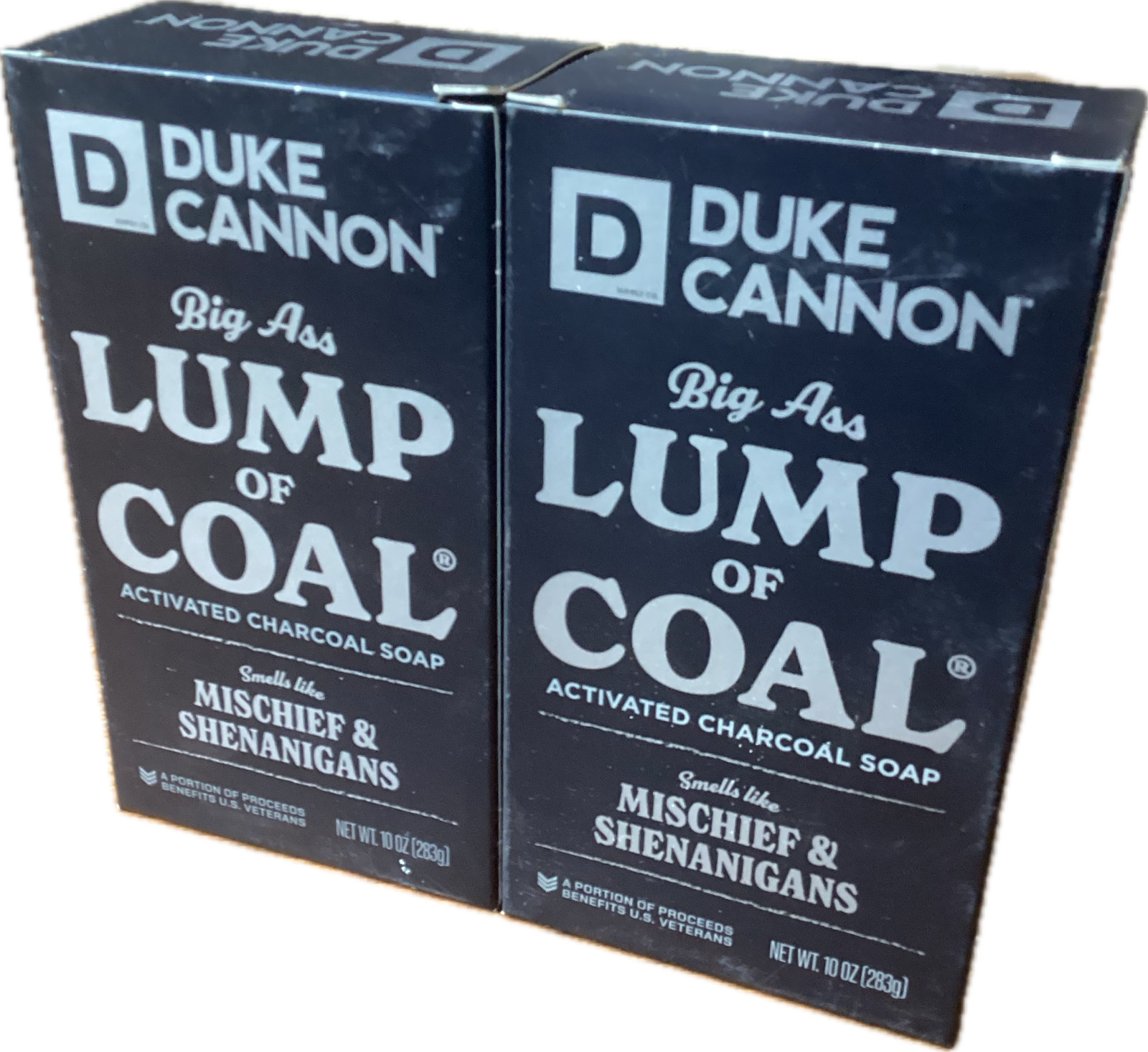 (2) Duke Cannon Big Ass Lump Of Coal Charcoal Soap – 10oz Each
