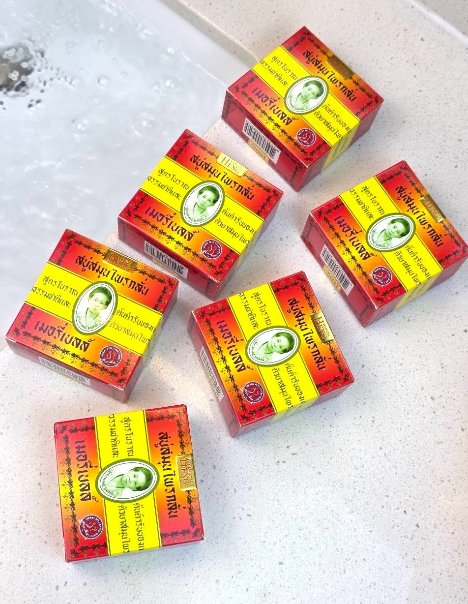 Madame Heng Herbal Soap Set of 6 Thai Traditional Soap 160g Each Merry Bell