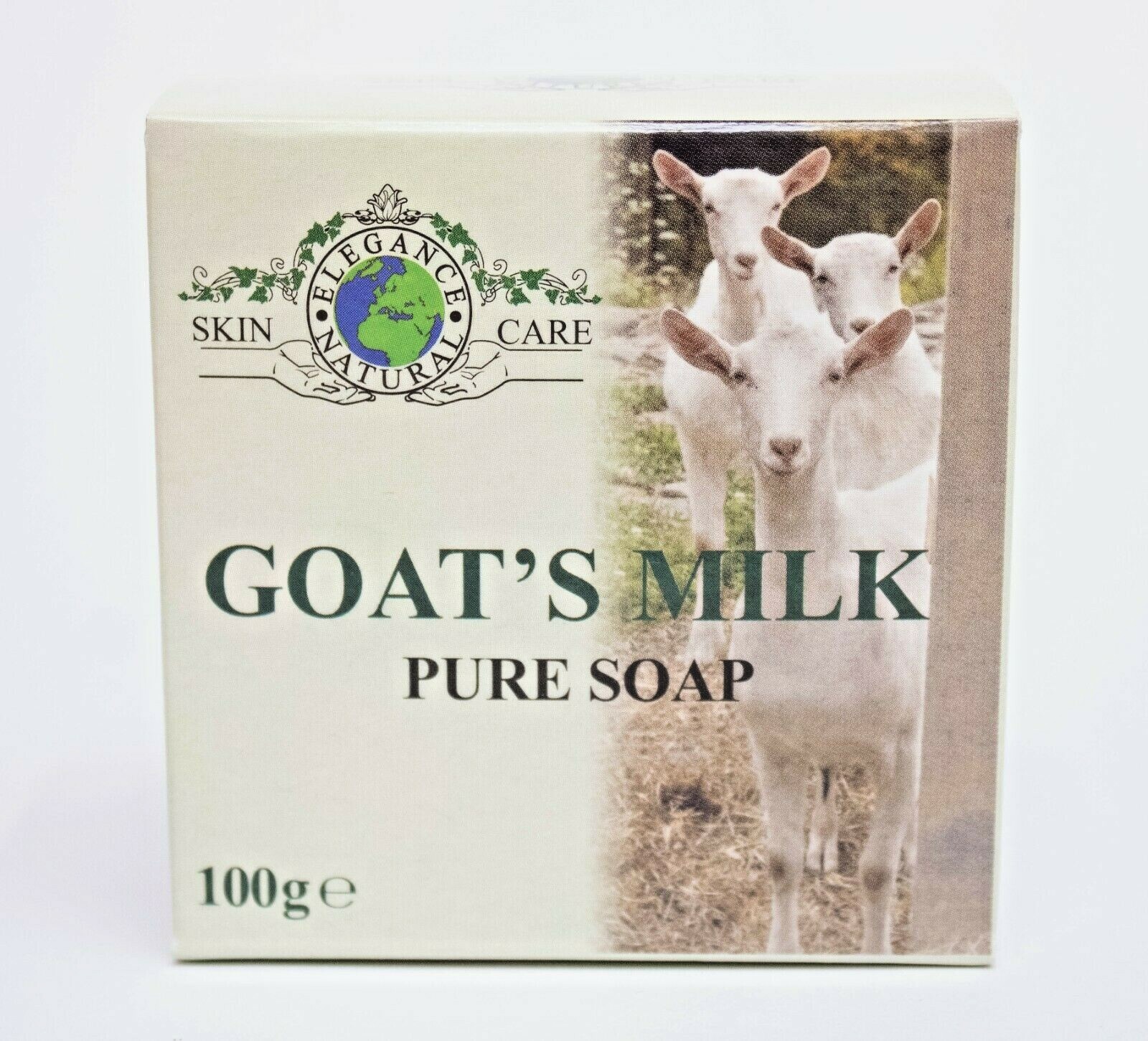 Goats Milk Pure Soap 100g Goat Dry sensitive skin UK Vegetarian Eczema psoriasis