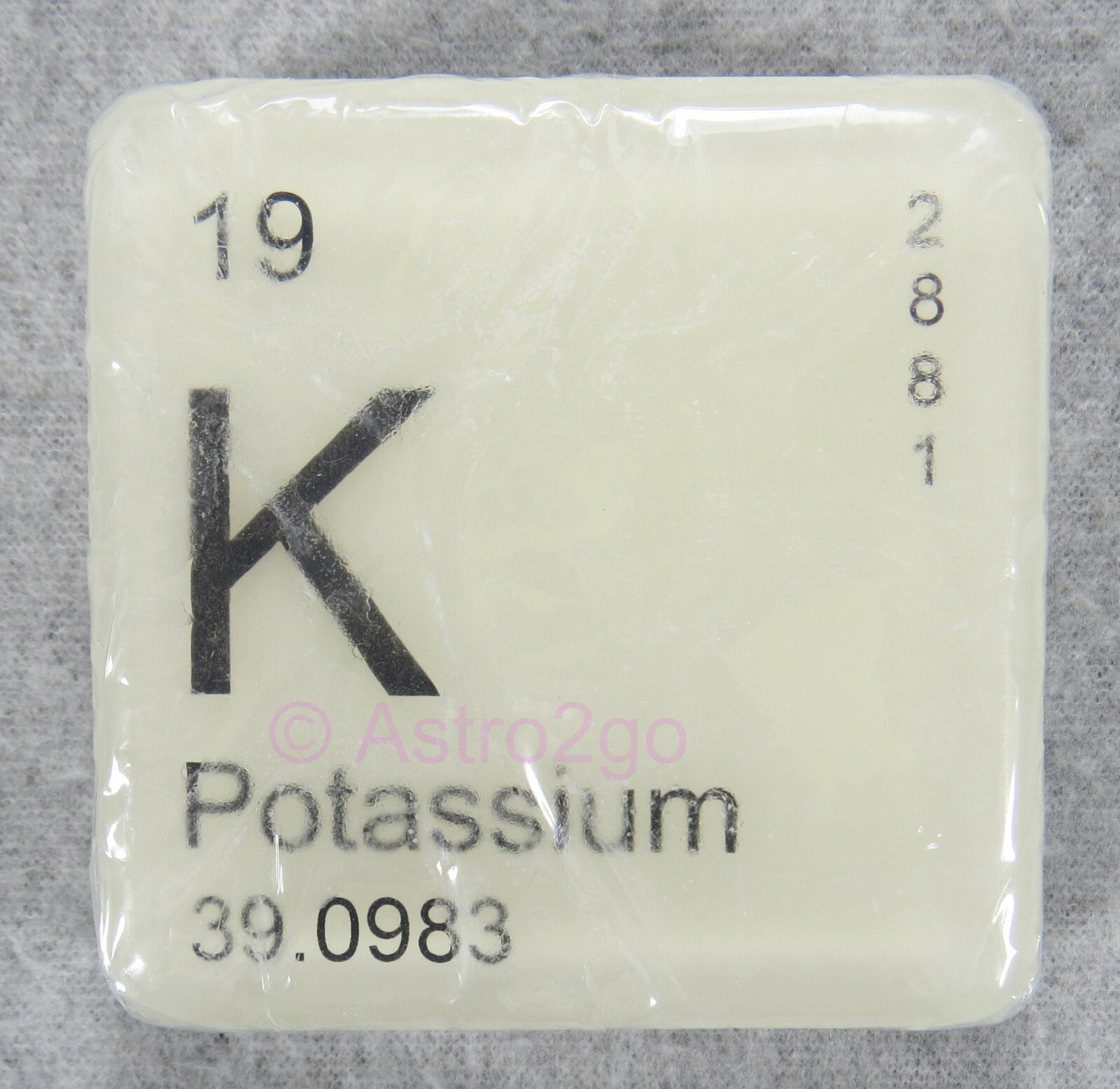 PERIODIC TABLE ELEMENT “K” POTASSIUM NOVELTY HAND BATH SOAP-4 oz JUST BUBBLY NEW