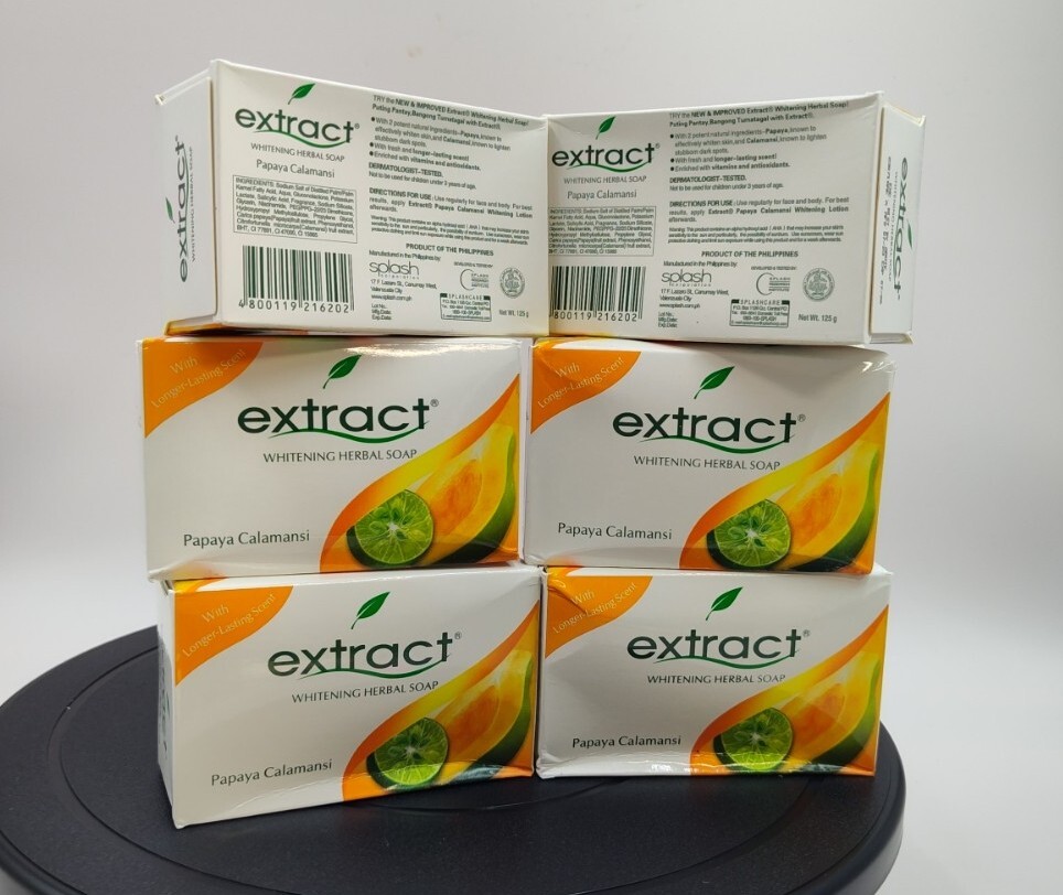 Extract Whitening Herbal Soap pack of 6