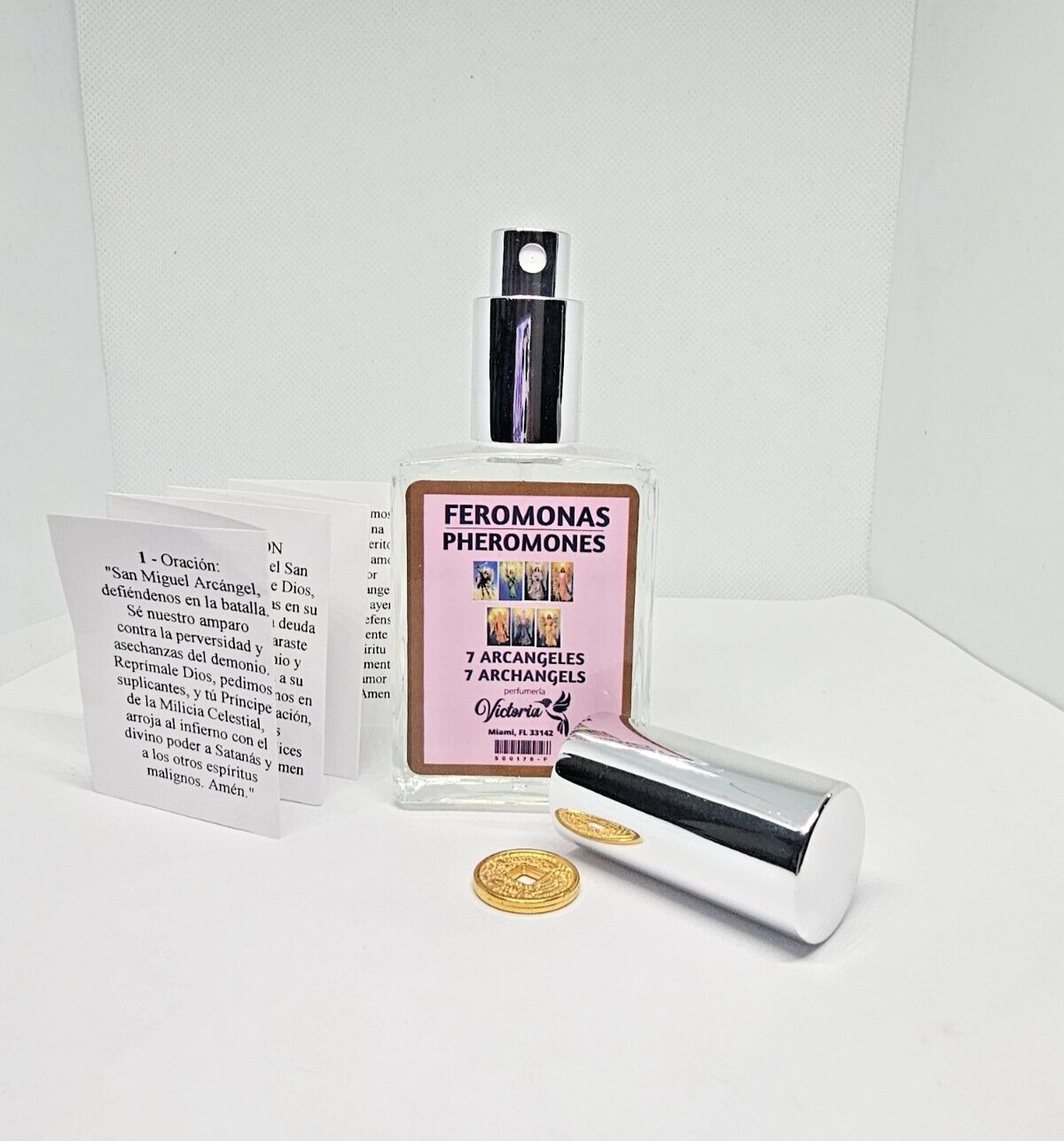 7 ARCANGELES PERFUME / 7 ARCHANGELS PARA PROTECCION ATRAE SUERTE DINERO 1PC