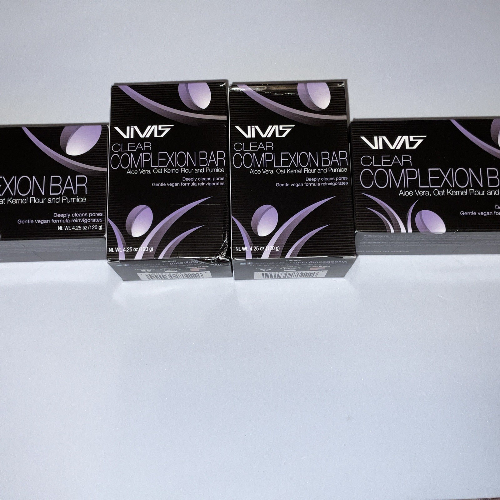 VIVAS Cleaning Bars Face Body Exfoliate New Getting 4 Bars