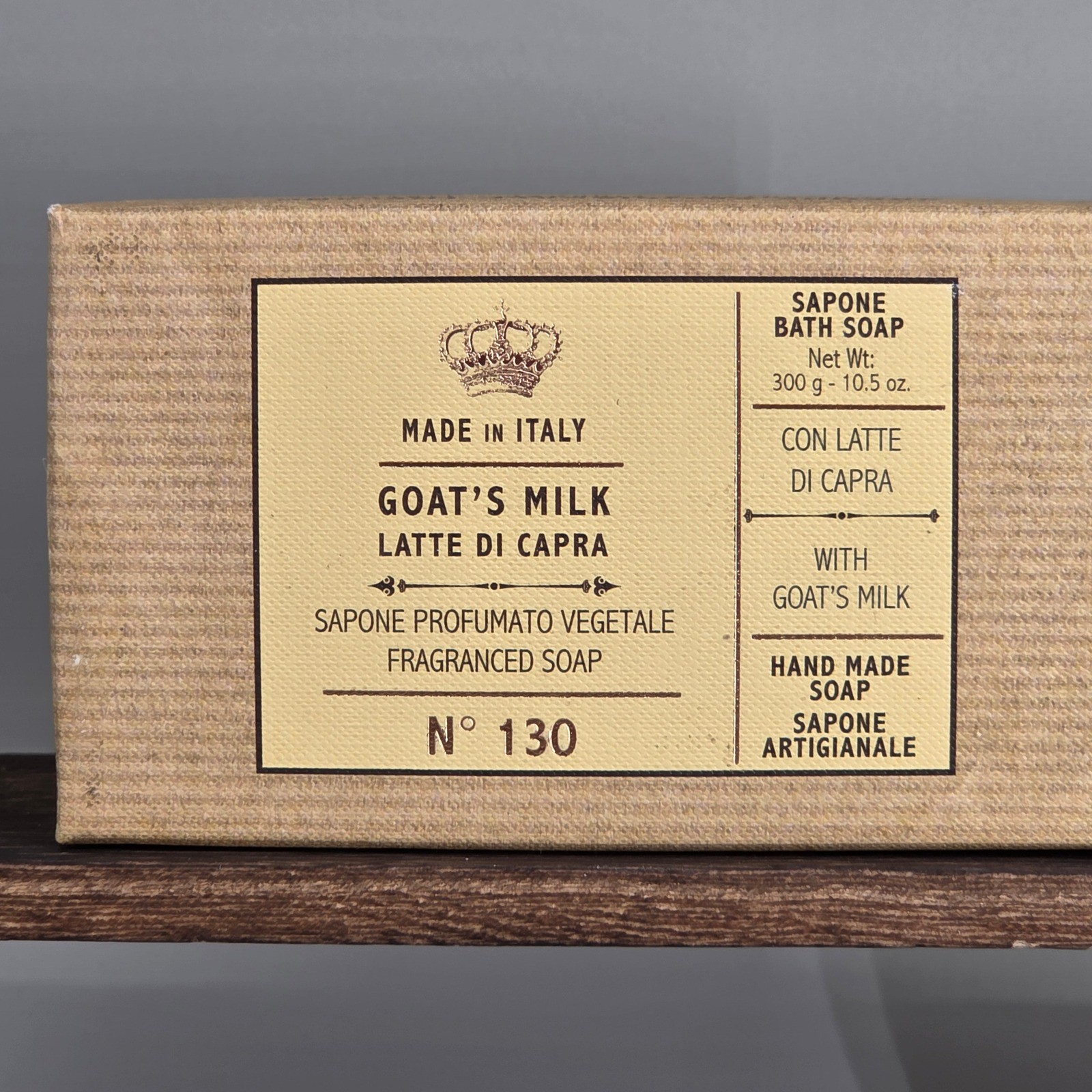 Saponerie Mario Fissi Goats Milk Soap Unisex 10.5oz Italian Luxury Handmade NIB