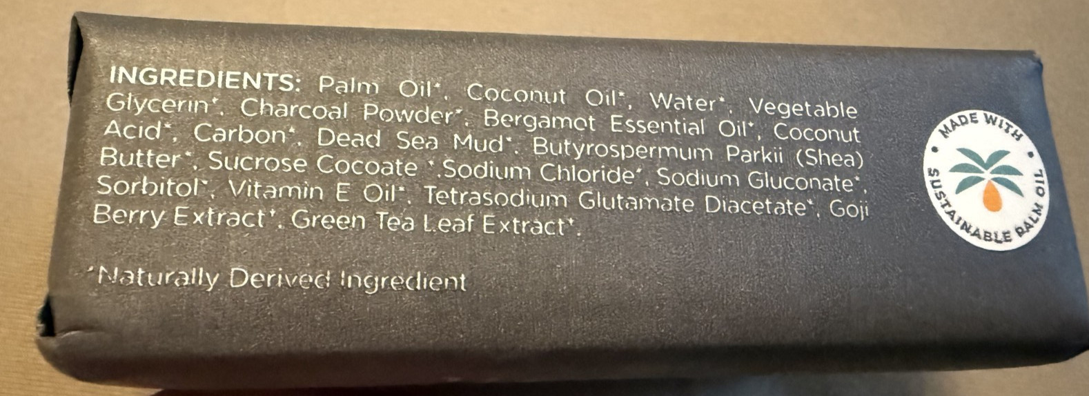 Sunaroma 100% Natural Charcoal Detoxifying Soap with Dead Sea Mineral Mud – 8oz