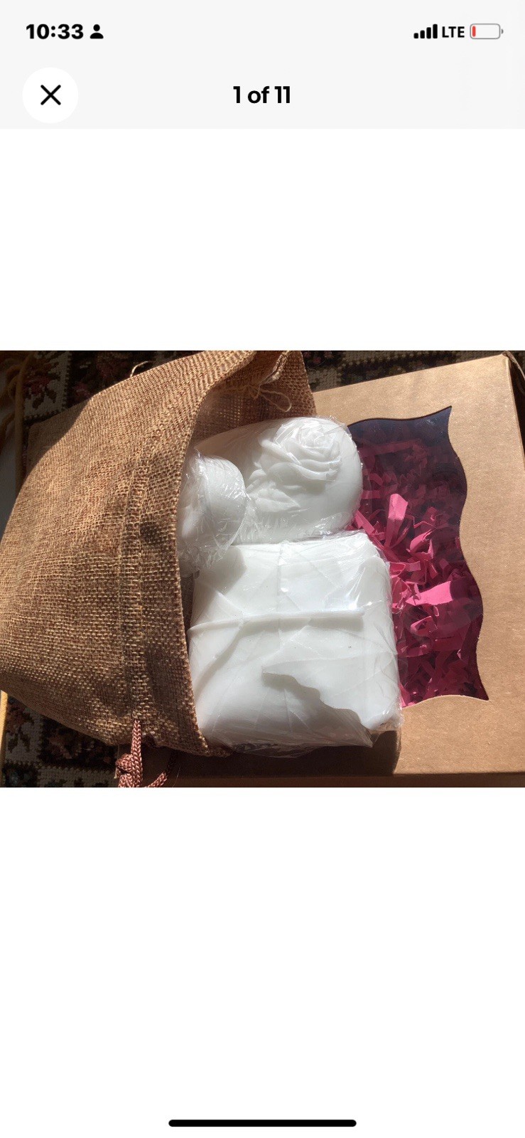 Alaska soaps handmade bath bar ,Snow White