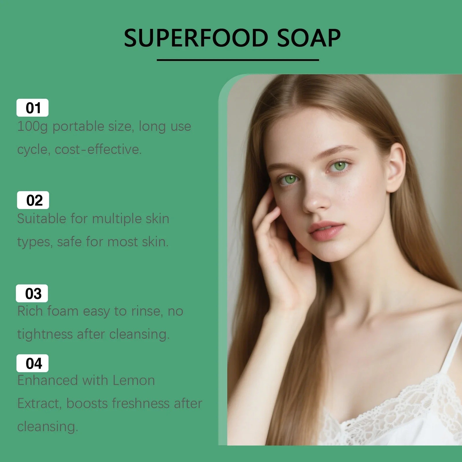 Turmeric Lemon Soap Bar 100g Superfood Soap Brightening Skin Cleanser