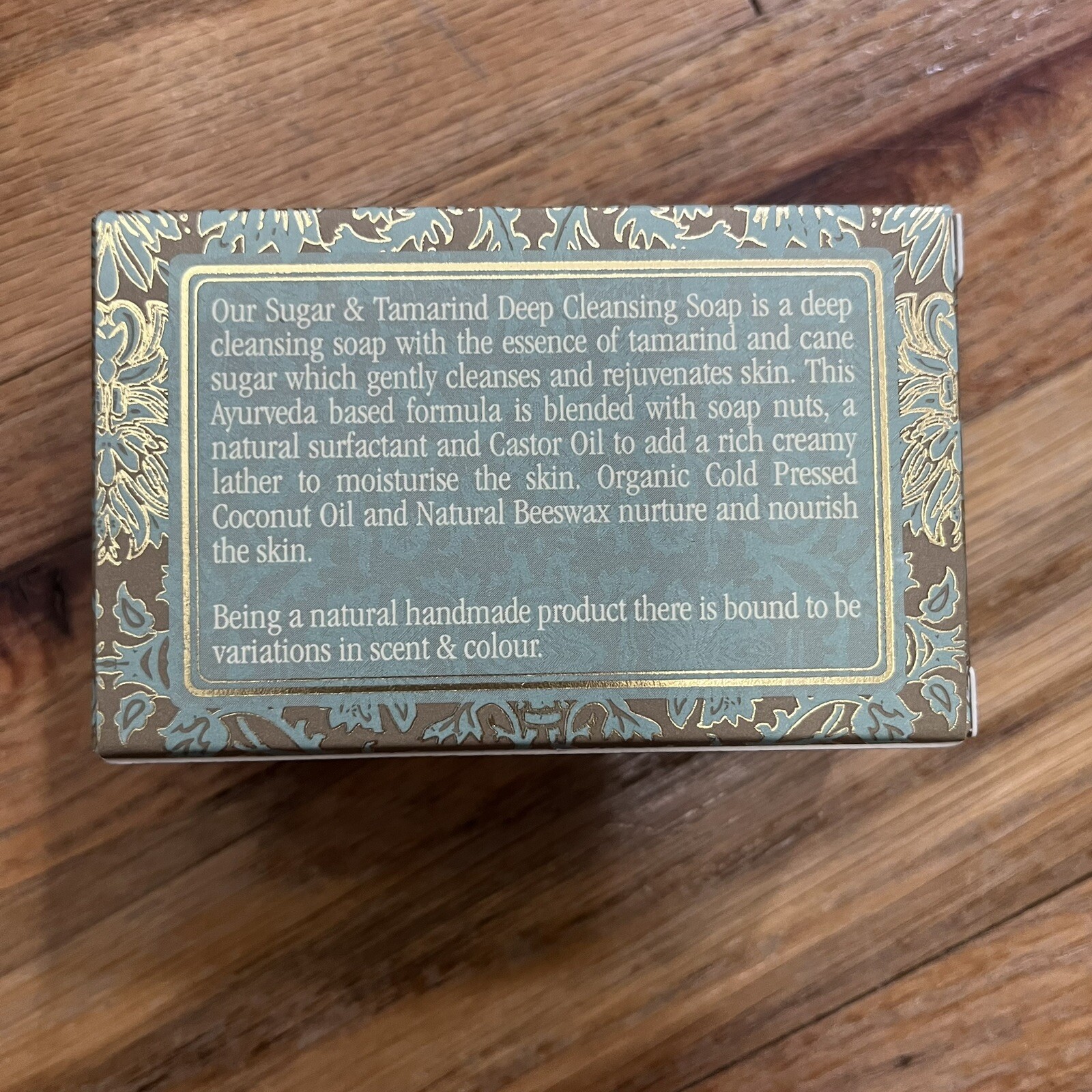 Kama Ayurveda Sugar & Tamarind Deep Cleansing Soap 125g Bar New in Box