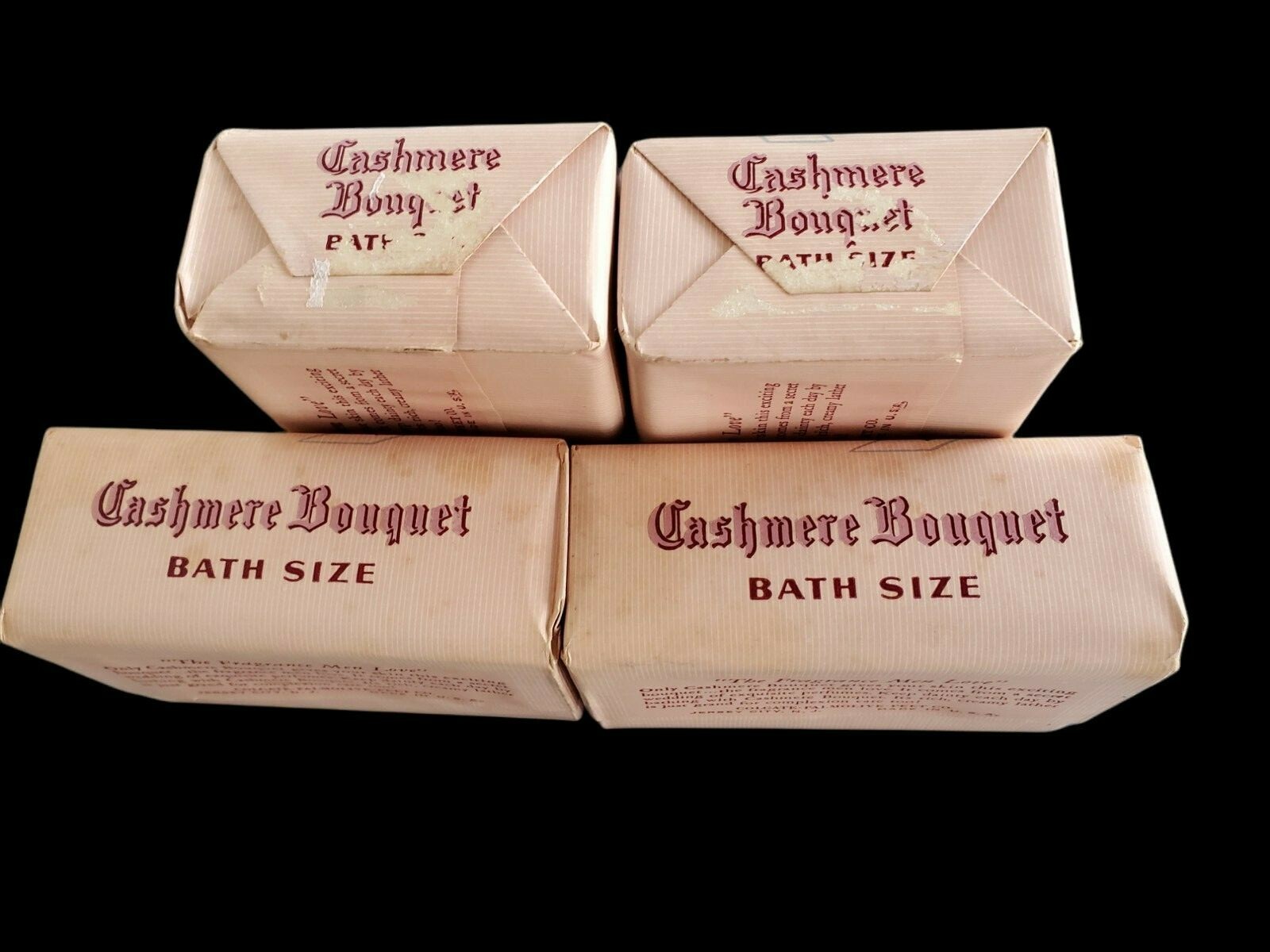 NOS VTG ANTIQUE CASHMERE BOUQUET CLASSIC BAR BATH SOAP 5 BARS HTF/RARE FULL SIZE