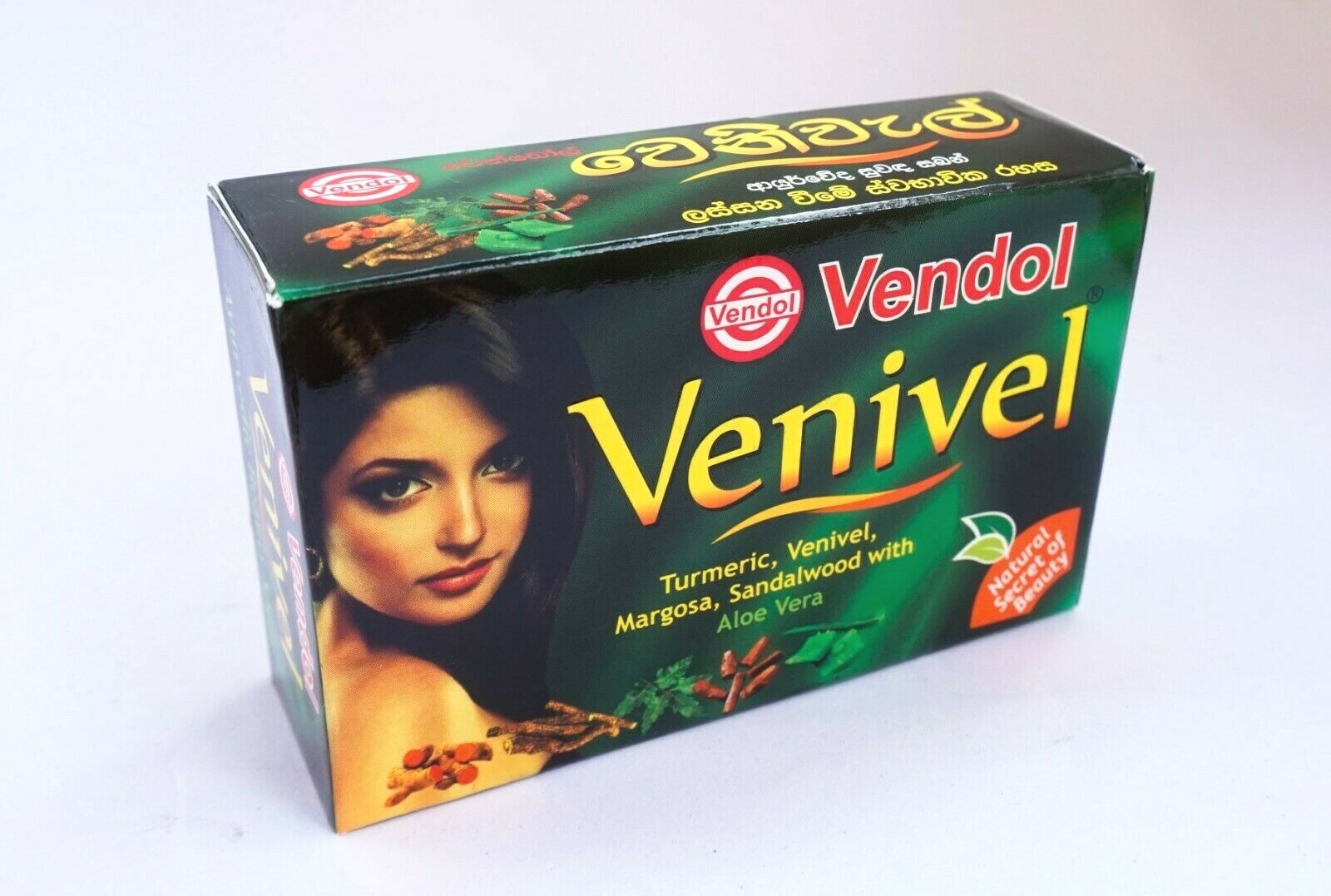 VENDOL Venivel Ayurveda Herbal Beauty Soap Natural Secret of Healthy Skin – 80g