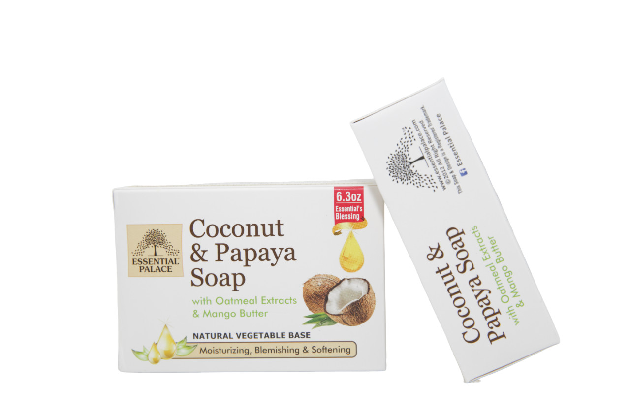 Soap- African Black Soap 6.3 oz – 6 pcs set by Essential Palace