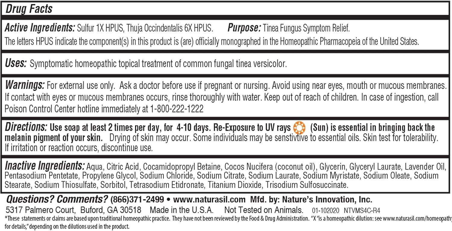 Max-Strength Tinea Versicolor Soap – Fast-Acting Antifungal Relief for All Ages