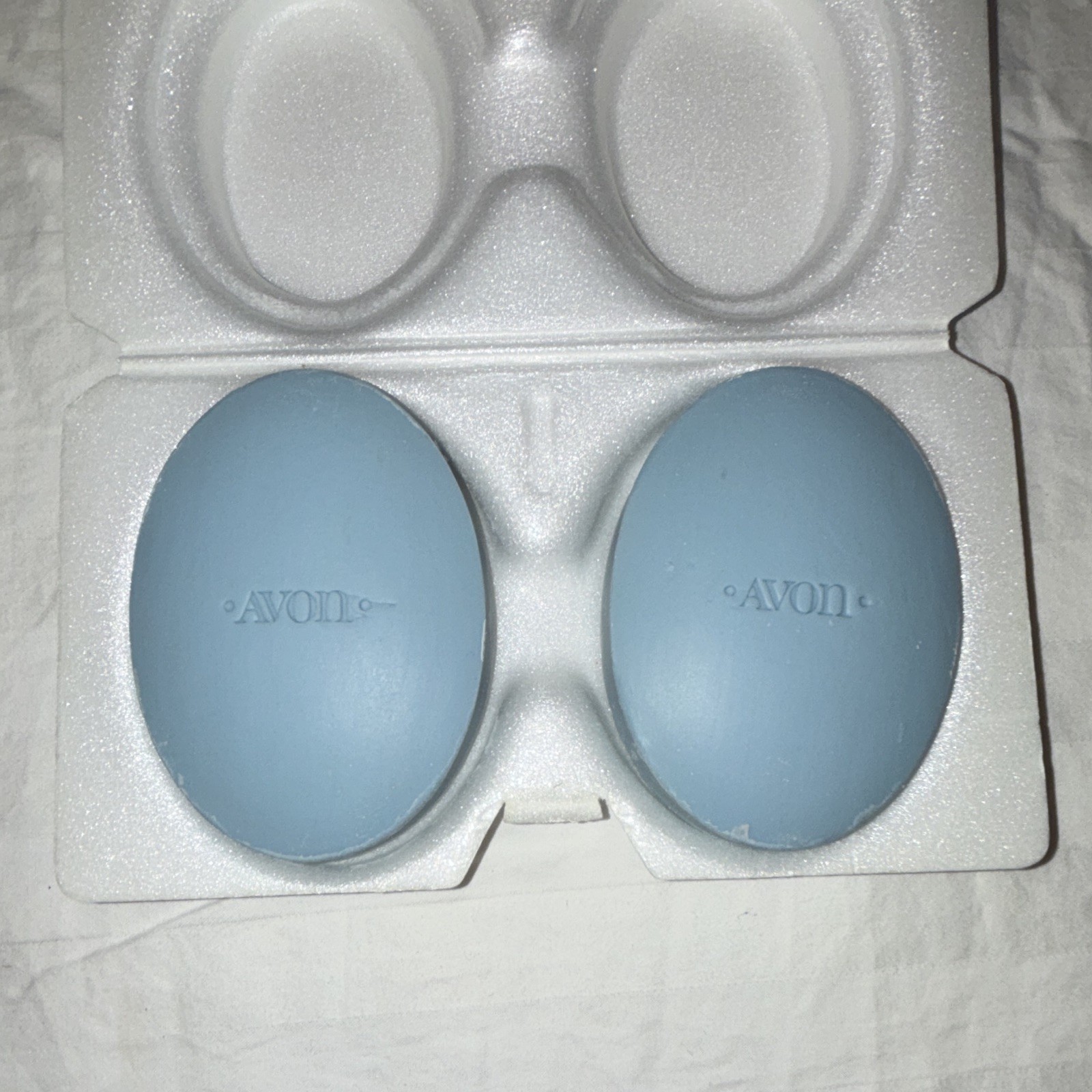 Avon 1976 Bicentennial USA Blue Oval Portrait Body Bar Soaps Decorative