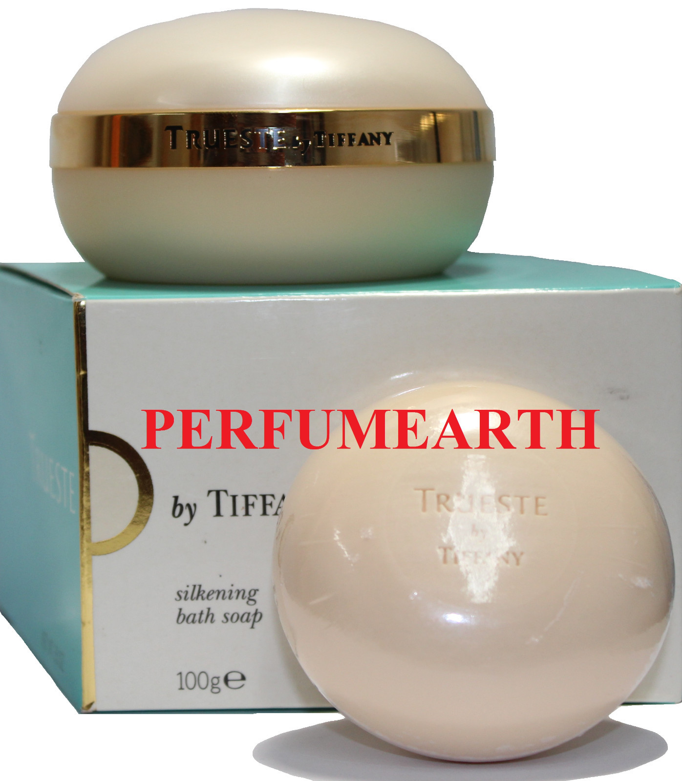 TRUESTE SOAP BY TIFFANY WITH CASE 3.3 OZ NEW IN A BOX