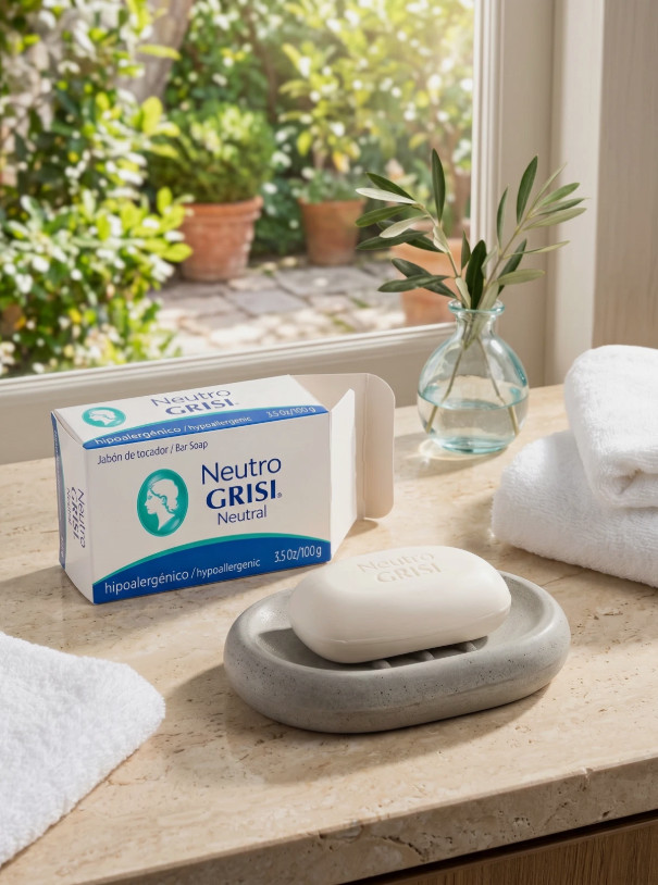 Neutro Grisi Neutral Soap 3 Pack 3.5 oz Bars Gentle pH Balanced Daily Skin Care