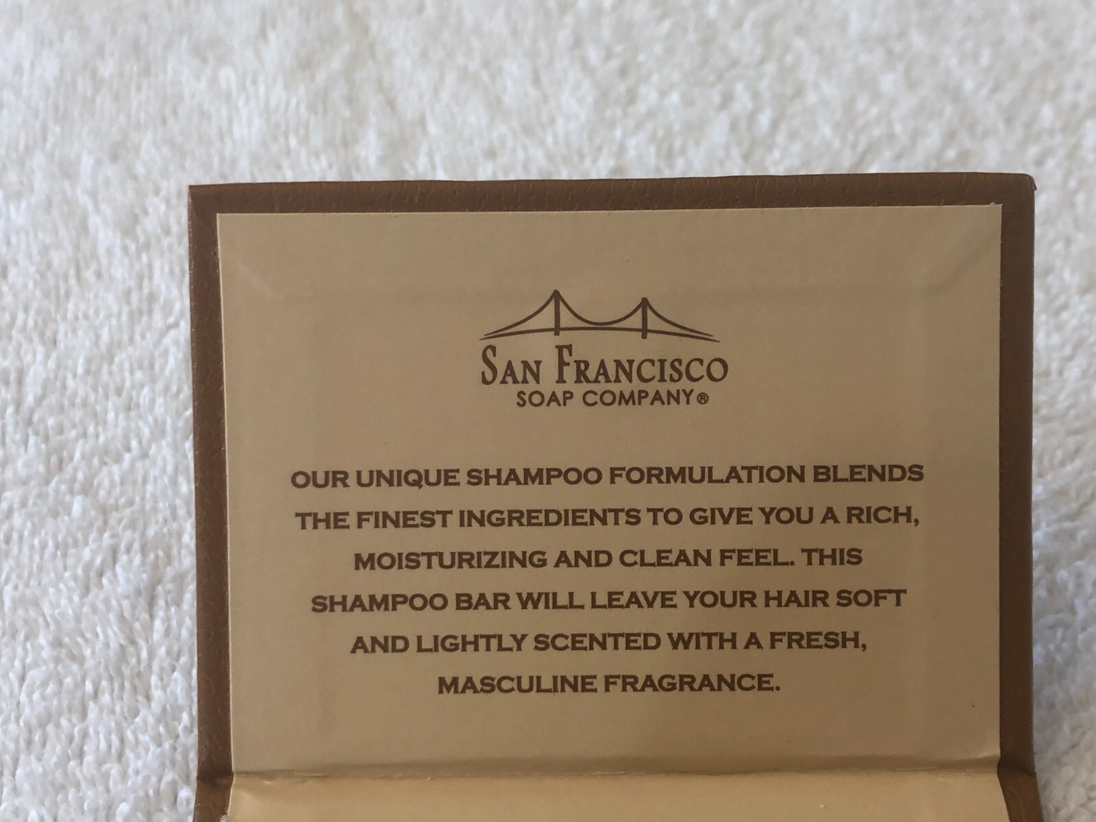 San Francisco Soap Company Man Bar Shampoo Bar 4 Ounce (Cedar + Sandalwood)