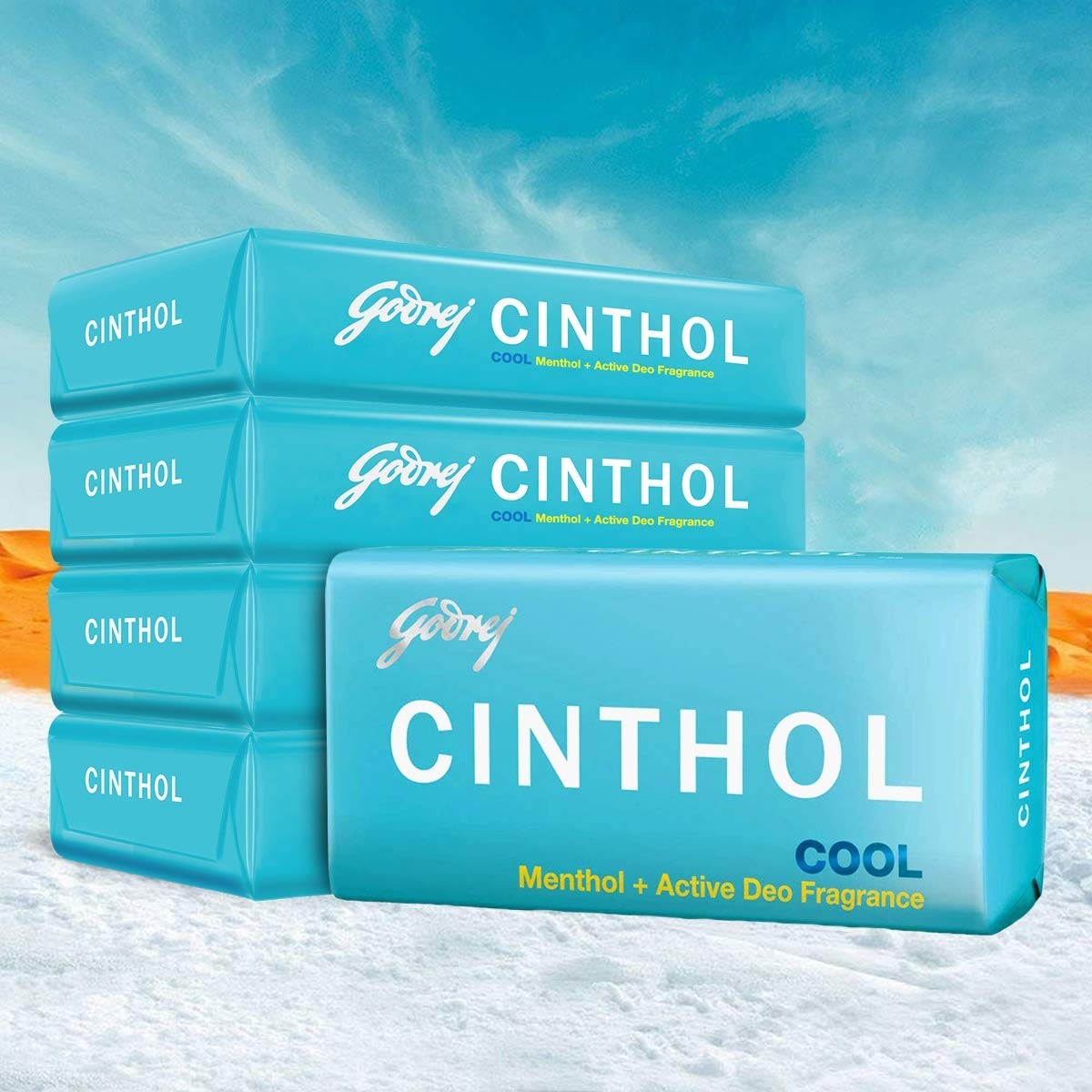 Refreshing Menthol Soap Pack of 5