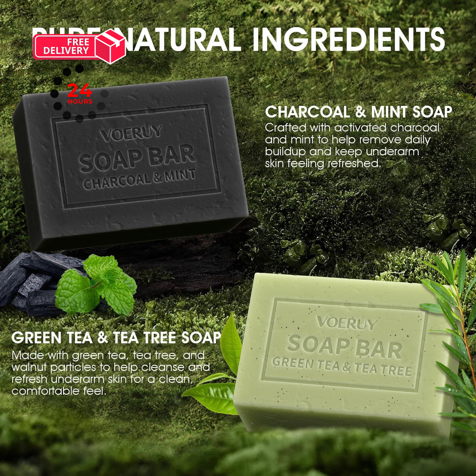 Underarm Detox Soap, 2 Pcs Armpit Soap with 4.94 Ounce (Pack of 2)