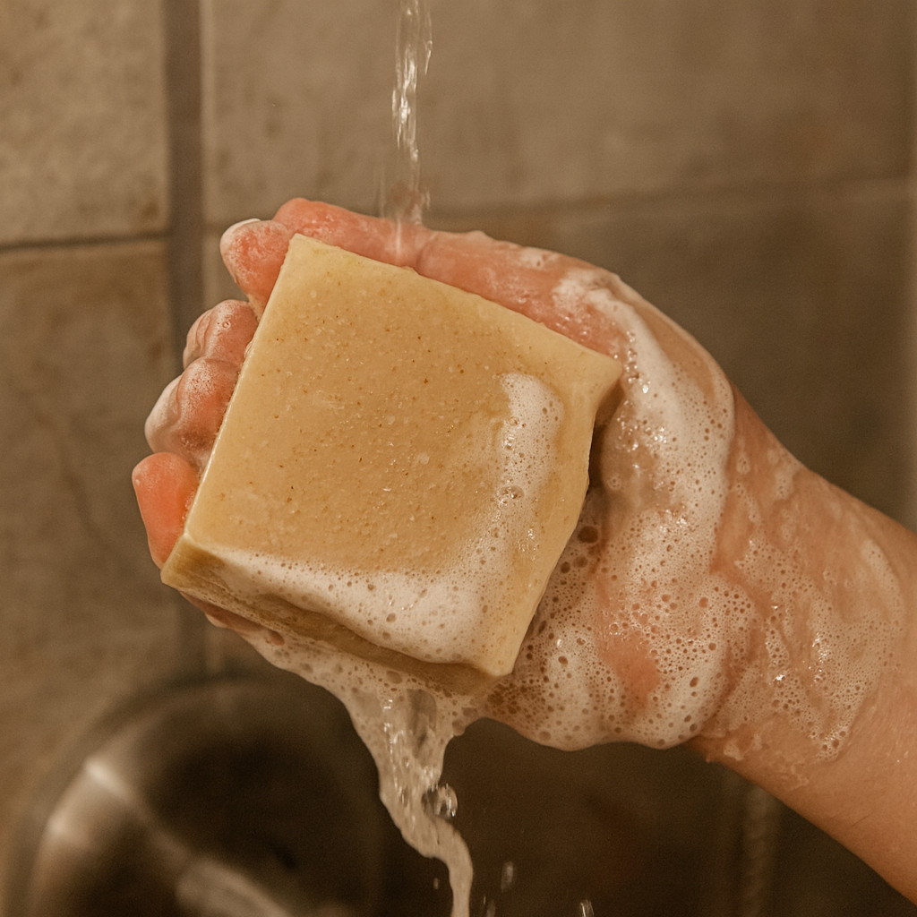 Oatmeal, Buttermilk and Honey, Lard Soap, Extremely Moisturizing 5oz
