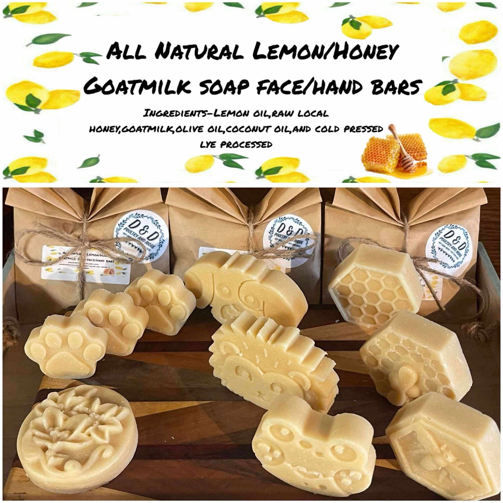 All Natural Goat Milk Soap With Tallow And Other Natural Products