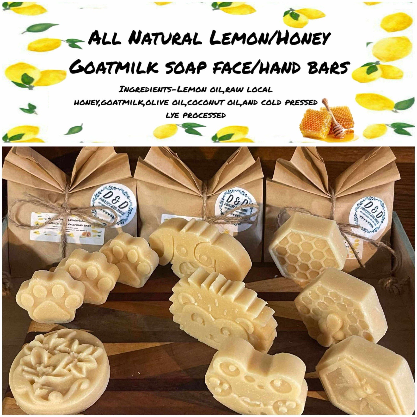 All Natural Goat Milk Soap With Tallow And Other Natural Products