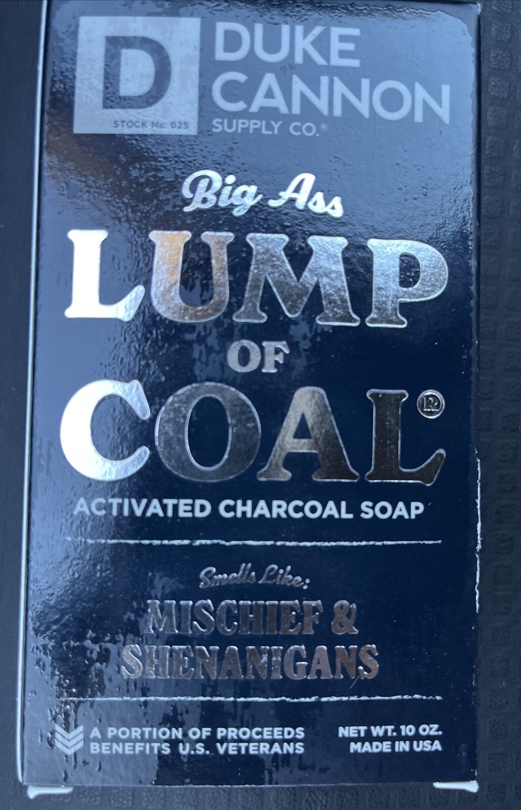 Duke Cannon Big Ass Lump of Coal Activated Charcoal Soap 10oz