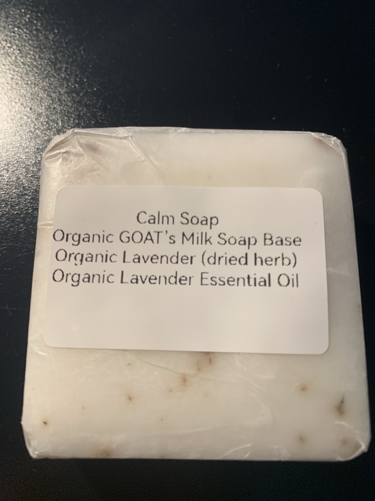 Organic Calming Goat’s Milk Soap