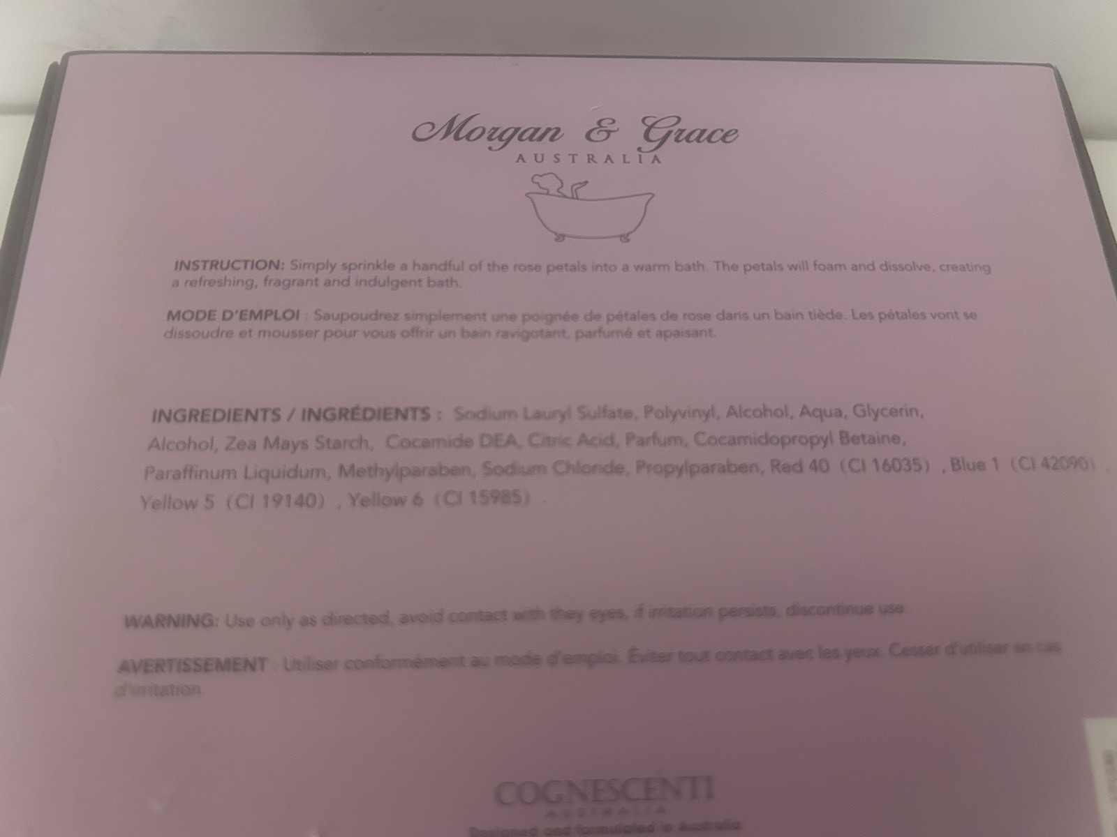 NIB Morgan & Grace Australia 15 Scented Soap Petals Rose Petal Soap # 9082