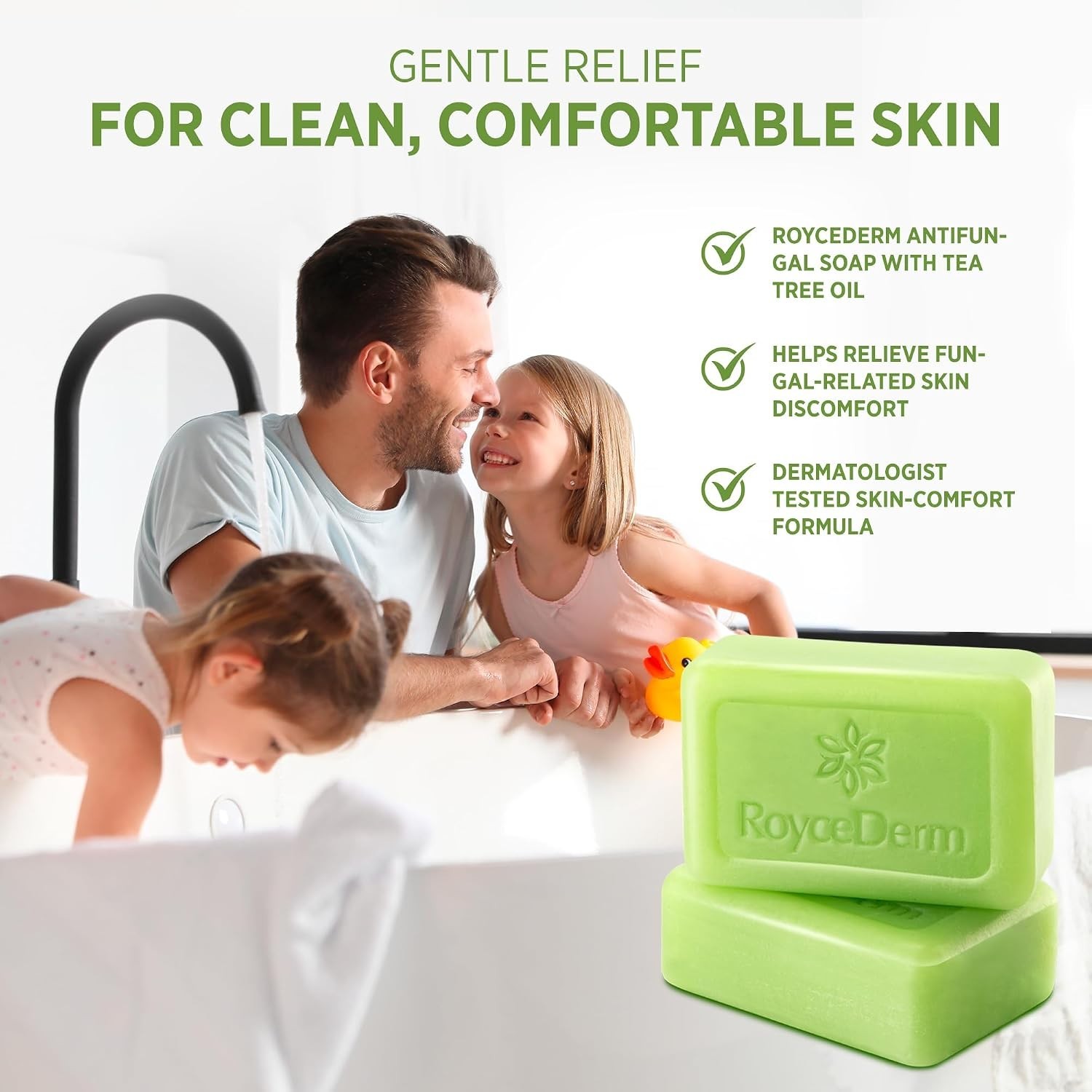 Antifungal Bar Soap – Tea tree Oil Soap – Athlete’s Foot Treatment for Jock I…