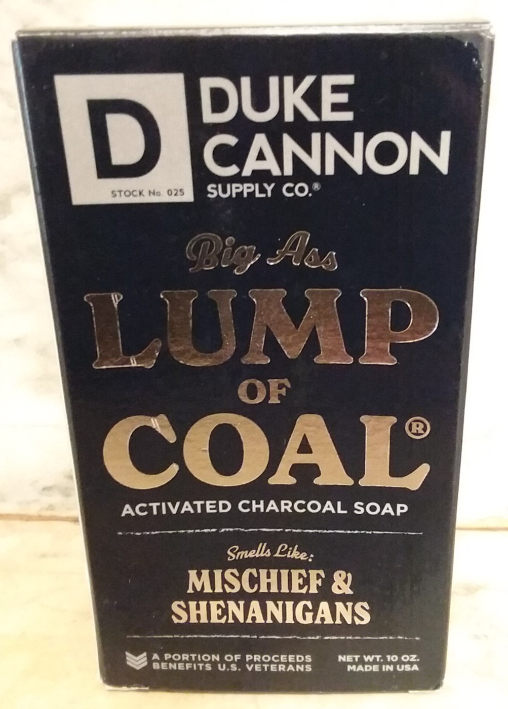 2 New DUKE CANNON Big Ass Soap Bars 10oz – Busch Beer & Lump of Coal – NIB