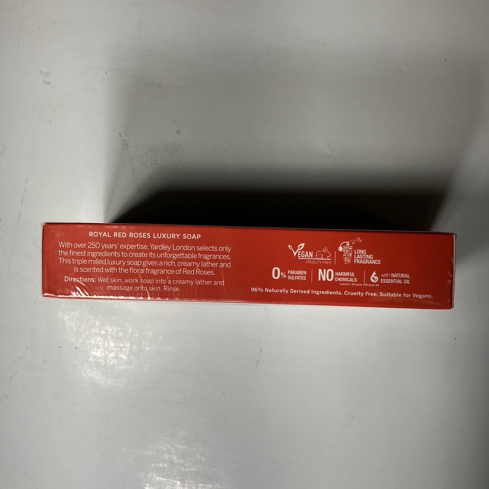 Yardley London Royal Red Roses Luxury Bar Soap (3.5 oz) Bath & Body Bar 3 Pack