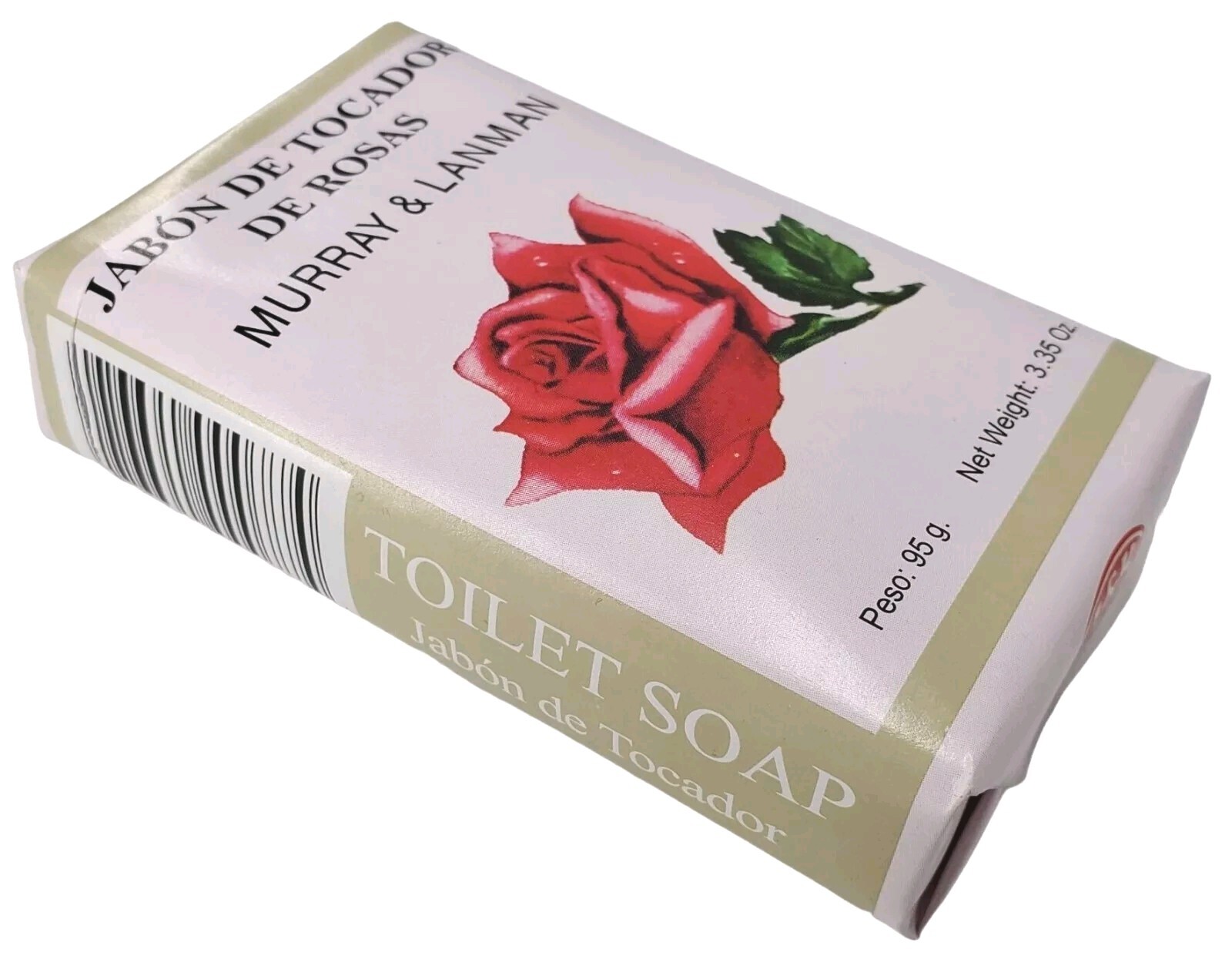 Rose Scent soap 95G (3.35OZ) Murray Lanman Rose bar soap Jabon de tocador de ros