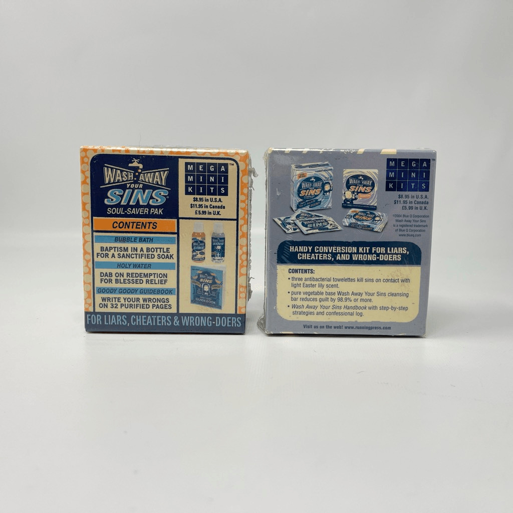Wash Away Your Sins Bubble Bath Bar Cleansing Bar Towelette Holy Water Gag Gift
