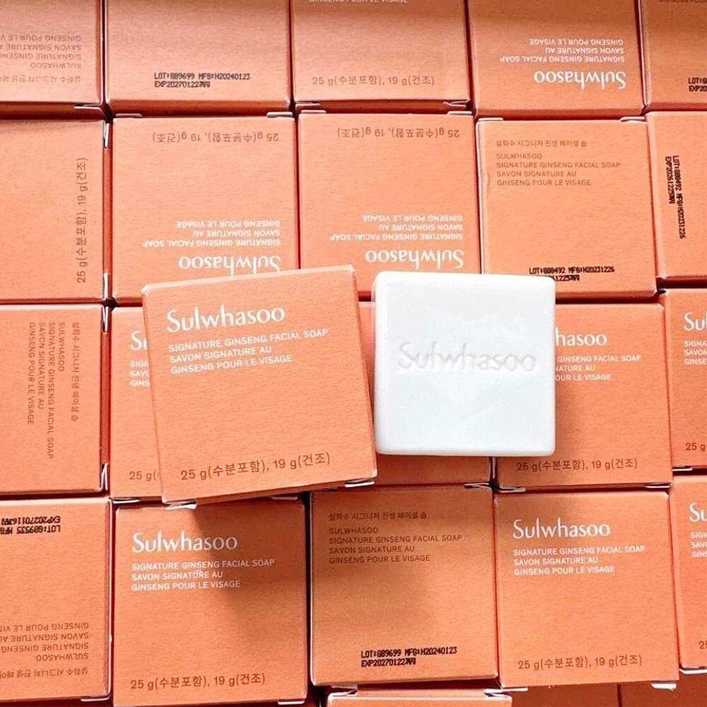 [Sulwhasoo] Herbal Soap 50g 1pcs or 3pcs with free shipping red ginseng soap