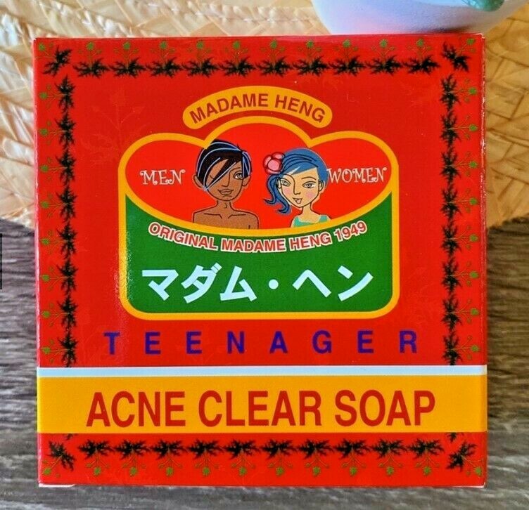 10 x MADAME HENG ACNE CLEAR SOAP HERBAL REDUCE FRECKLES PIMPLES WHITENING 150g