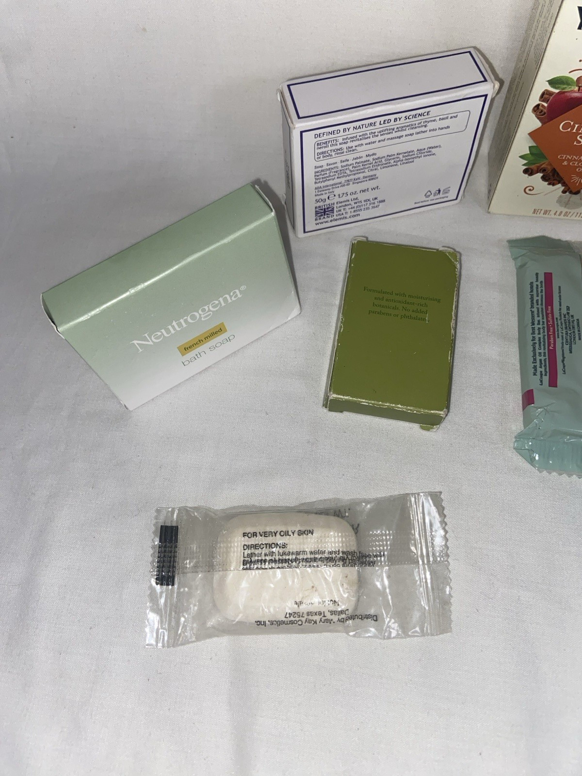Lot of 11 Variety of Bars of Soaps, Soap Different Sizes New Including Elemis