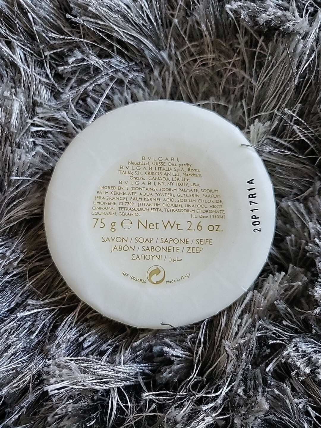 New Bvlgari Eau Parfumee au the vert 2.6 oz Soap Savon