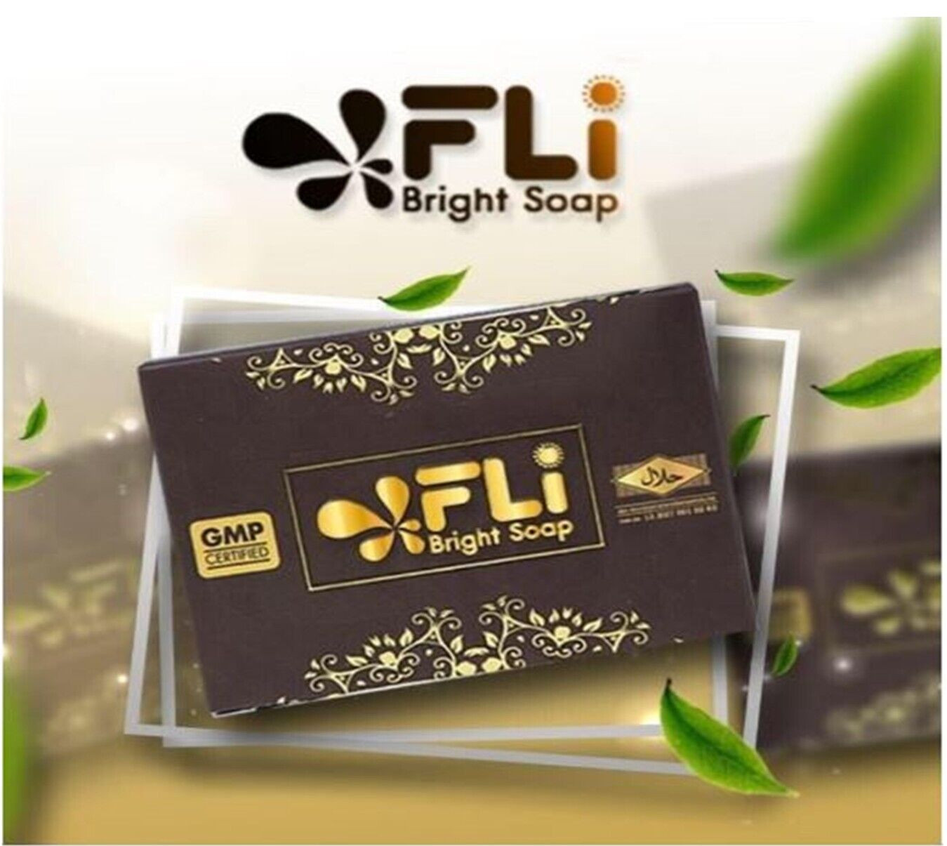 6x FLI Thai Herbal Soap 100% Legendary Body & Face Freckles ฺฺฺBrightening Skin