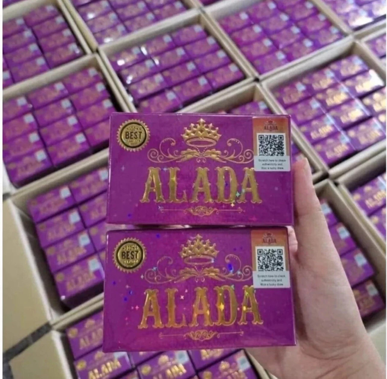 2x Alada Whitening Soap Natural Extract Face & Body Naturally Brightening 160g