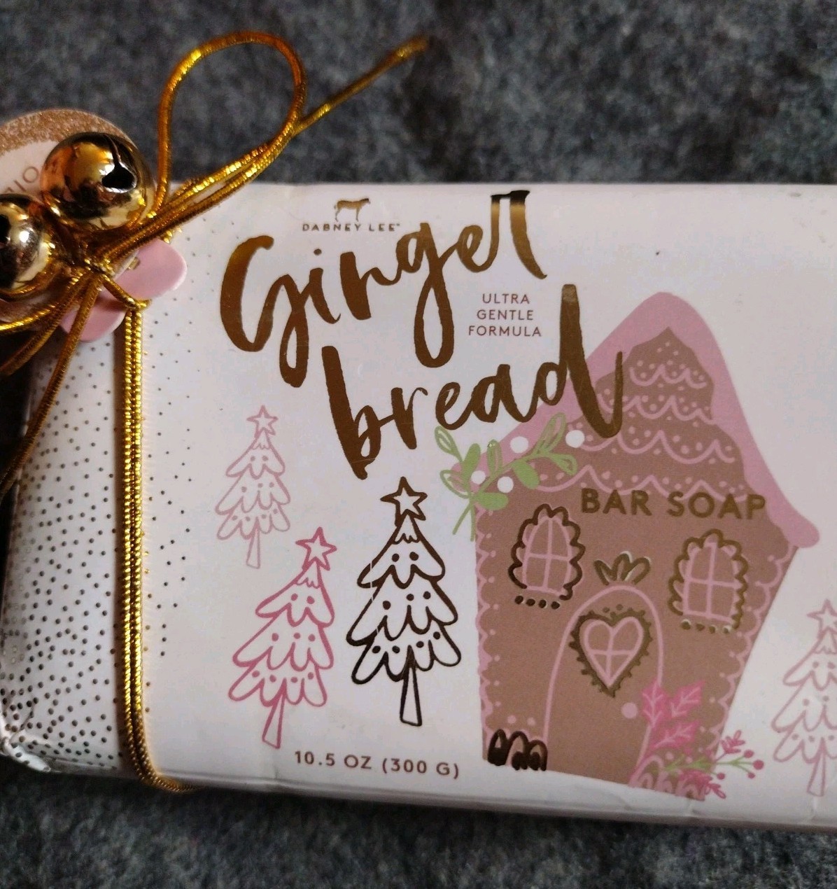 Dabney Lee Luxury Bath Bar Soap Gingerbread Scent Holiday Shelf Life 07-16-2024